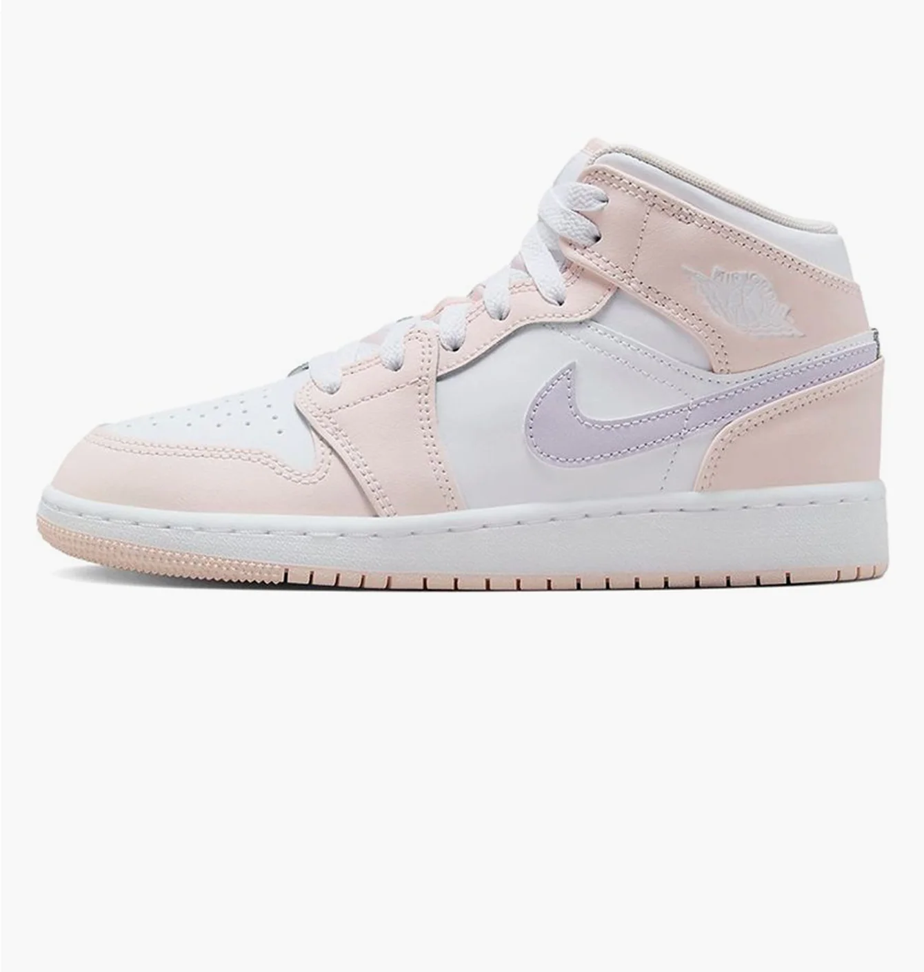 Кросівки дитячі Air Jordan 1 Mid Gs White/Peach FD8780-601