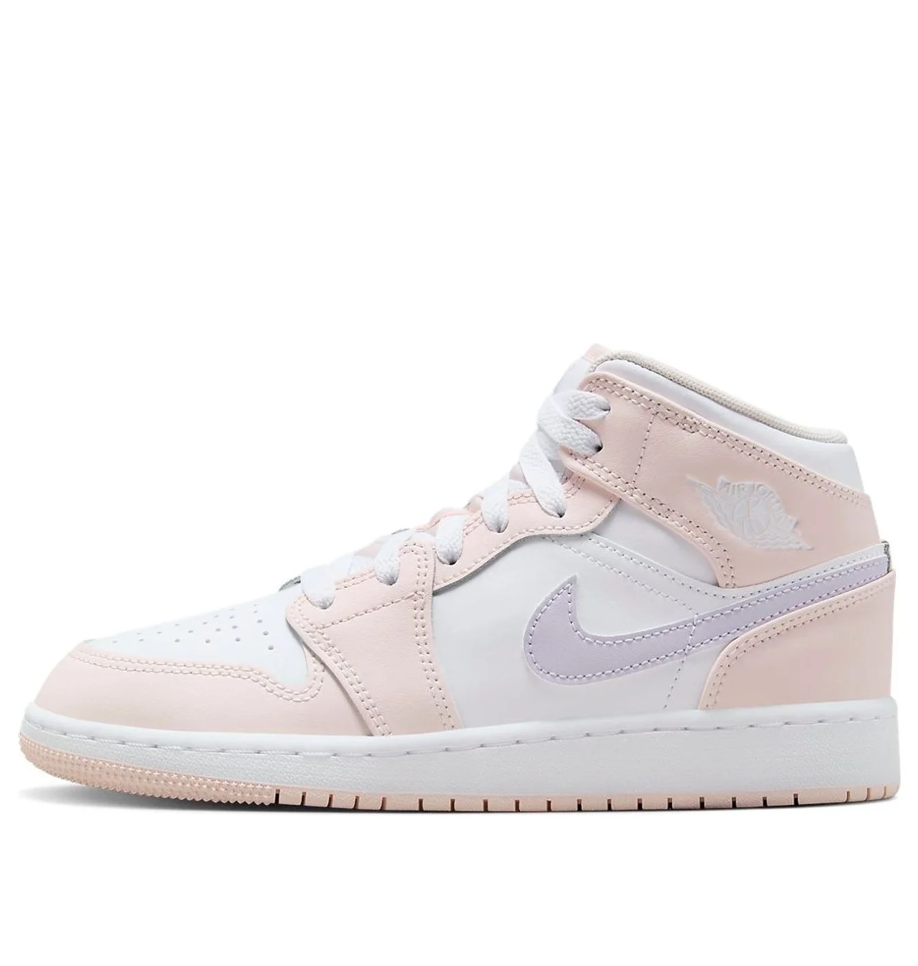 Кросівки дитячі Air Jordan 1 Mid Gs White/Peach FD8780-601