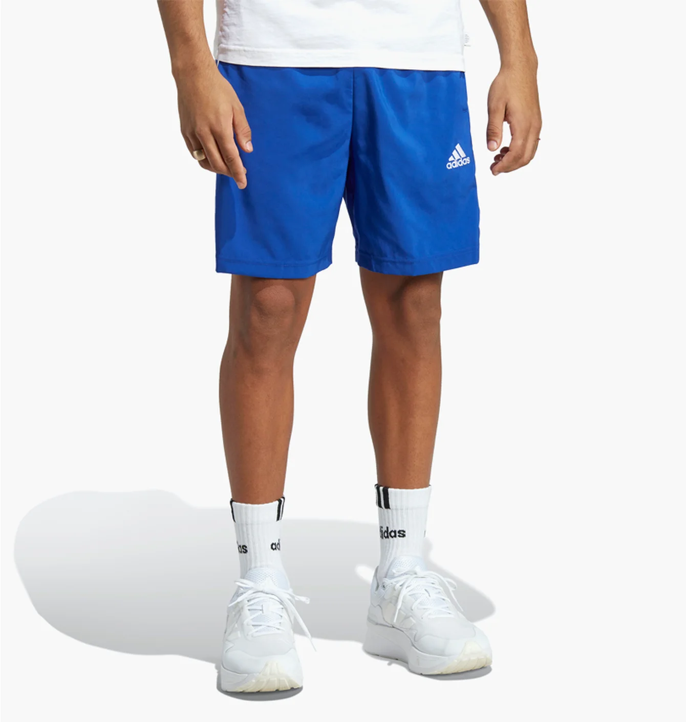 Шорти чоловічі Adidas Aeroready Essentials Chelsea 3-Stripes Shorts Blue Ic1487