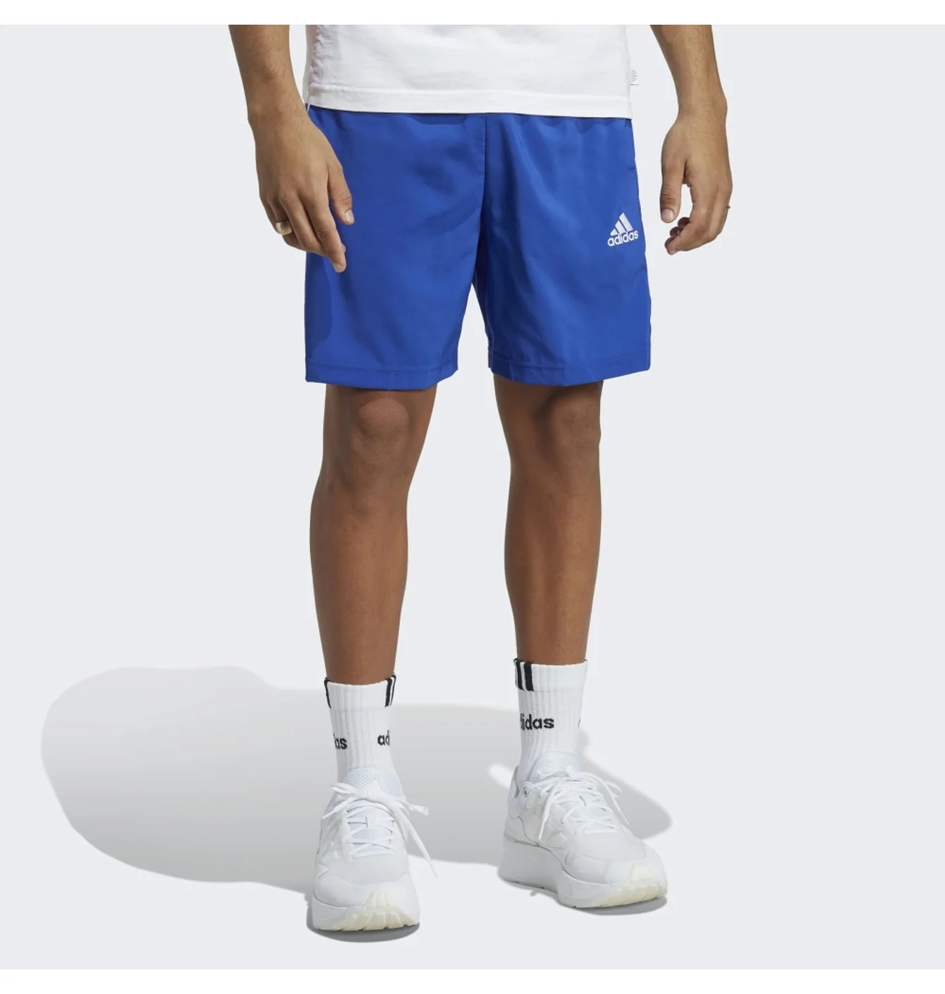 Шорти чоловічі Adidas Aeroready Essentials Chelsea 3-Stripes Shorts Blue Ic1487