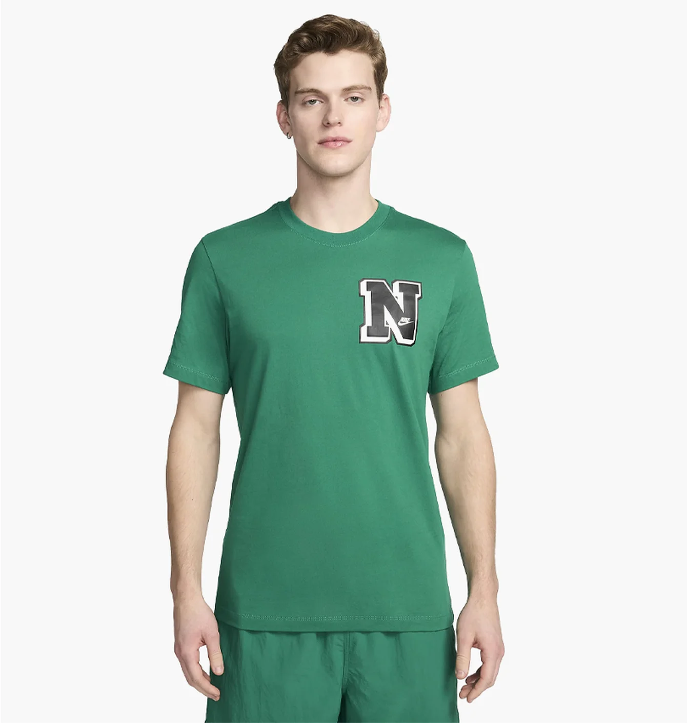 Футболка чоловіча Nike M Nsw Tee Club Ssnl Lbr Green FV3772-365