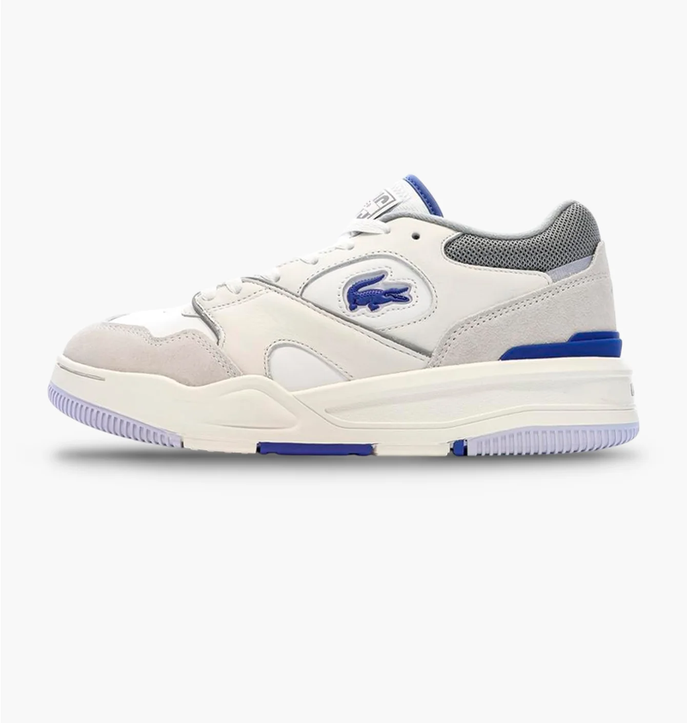 Кросівки чоловічі Lacoste Lineshot Logo Trainers White/Grey 747SMA00621T3