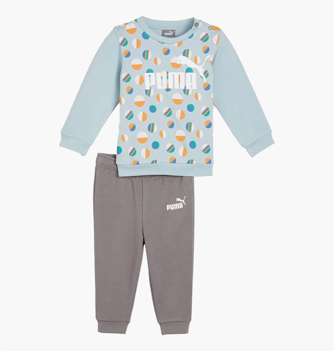 Спортивний костюм дитячий Puma Ess+ Summer Camp Turquoise/Grey 679280-22