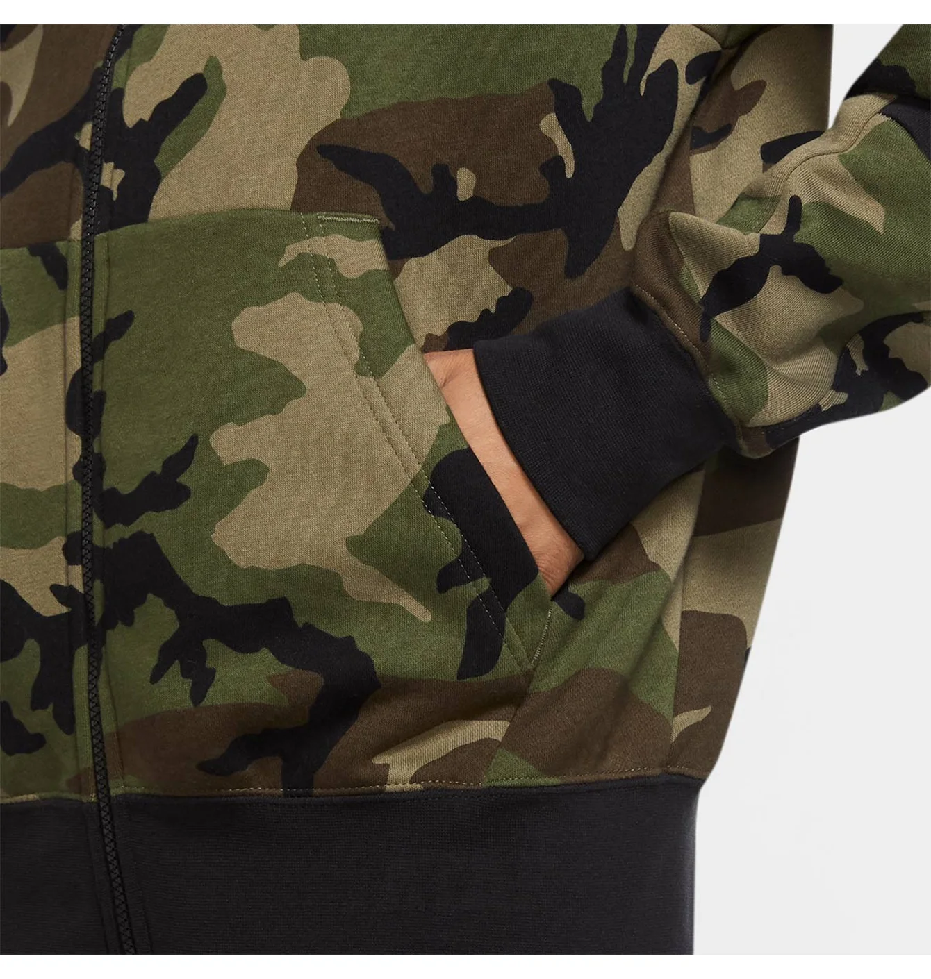 Толстовка чоловіча Nike Air Jordan Jumpman Classics Camo Full Zip Hoodie CV6214-222
