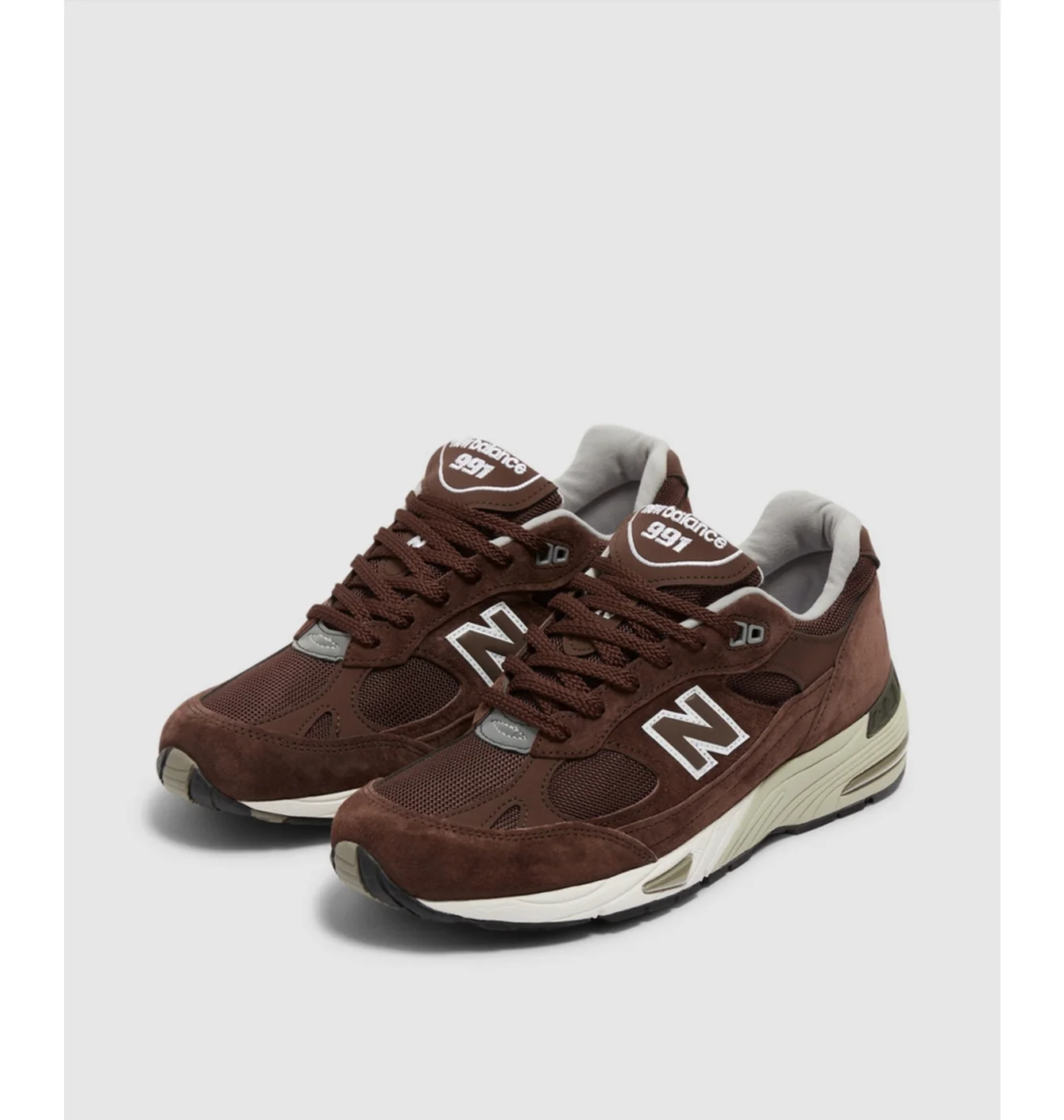 Кросівки чоловічі New Balance made in UK Miuk 991 Sneaker Brown M991BGW