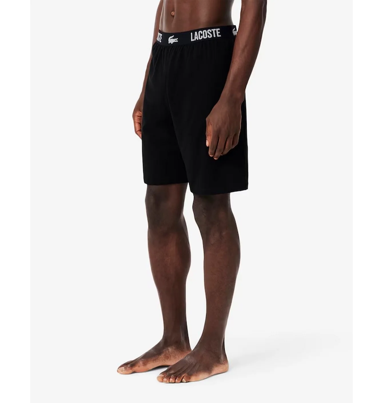 Шорти чоловічі Lacoste Repeat Waistband Shorts Black GH8303-00-031