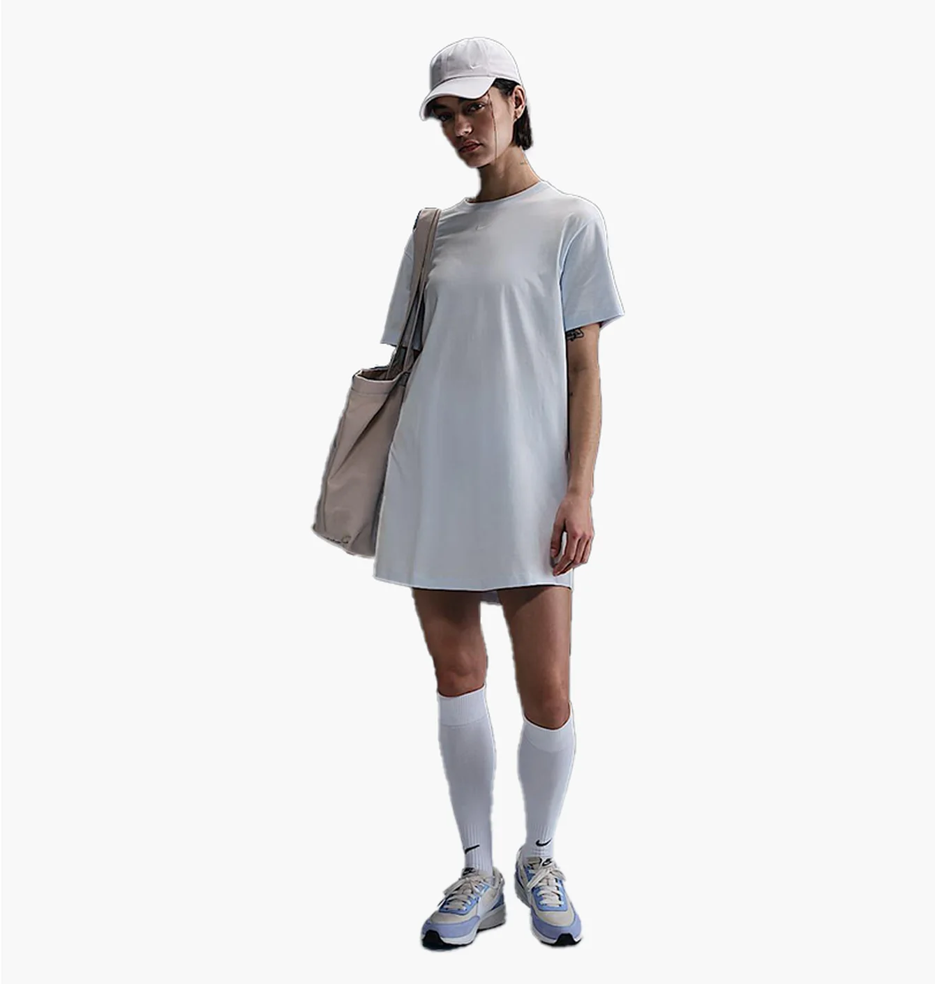 Плаття жіноче Nike Nsw Essntl Ss Dress Tshrt Light Blue DV7882-423