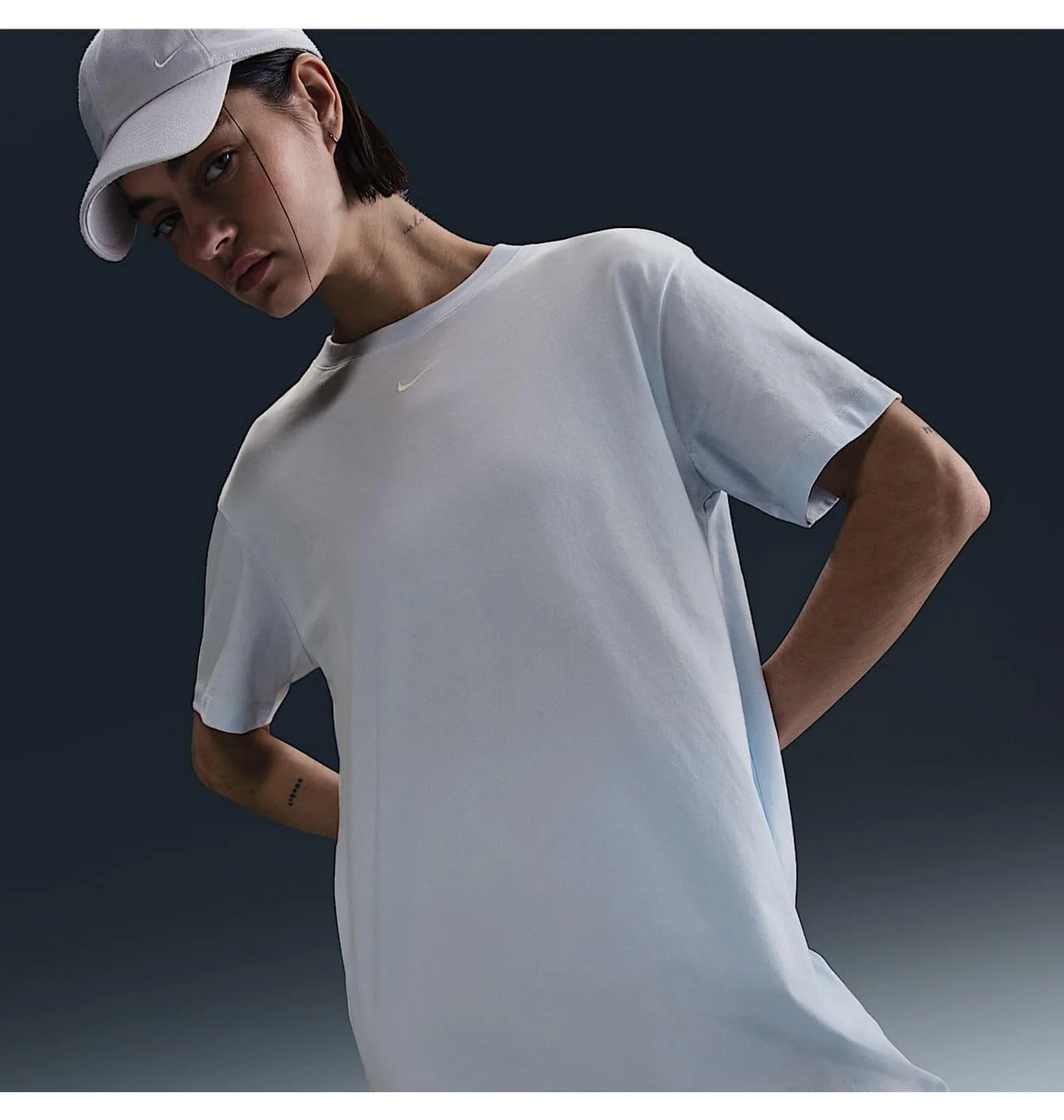 Плаття жіноче Nike Nsw Essntl Ss Dress Tshrt Light Blue DV7882-423