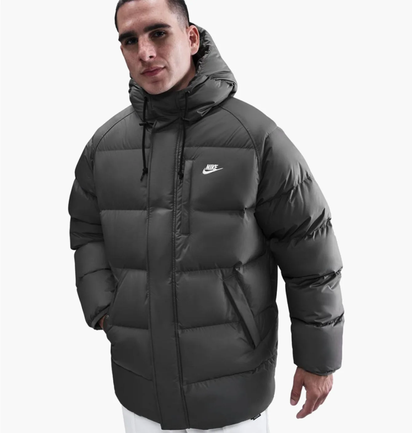 Пуховик чоловічий Nike Club Grey IB2973-068