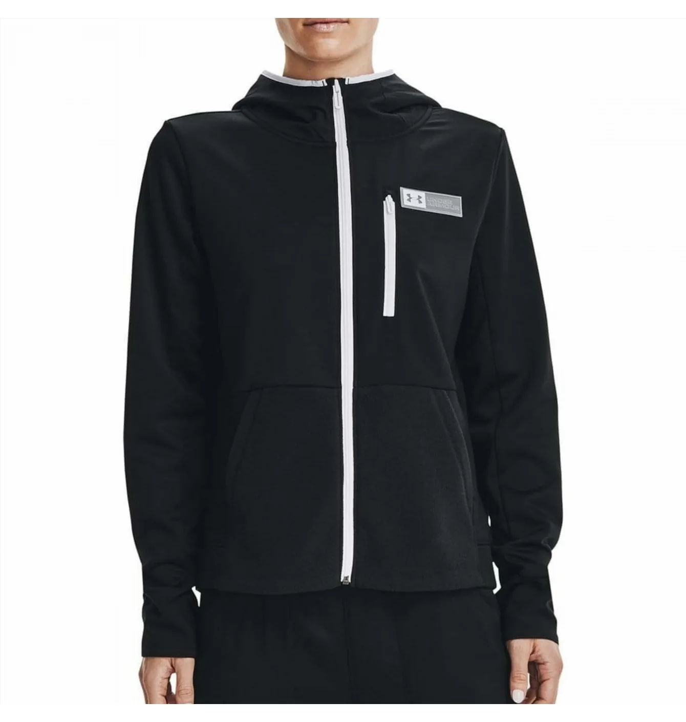 Куртка жіноча Under Armour Plus Training Hoody Black 1365875-001