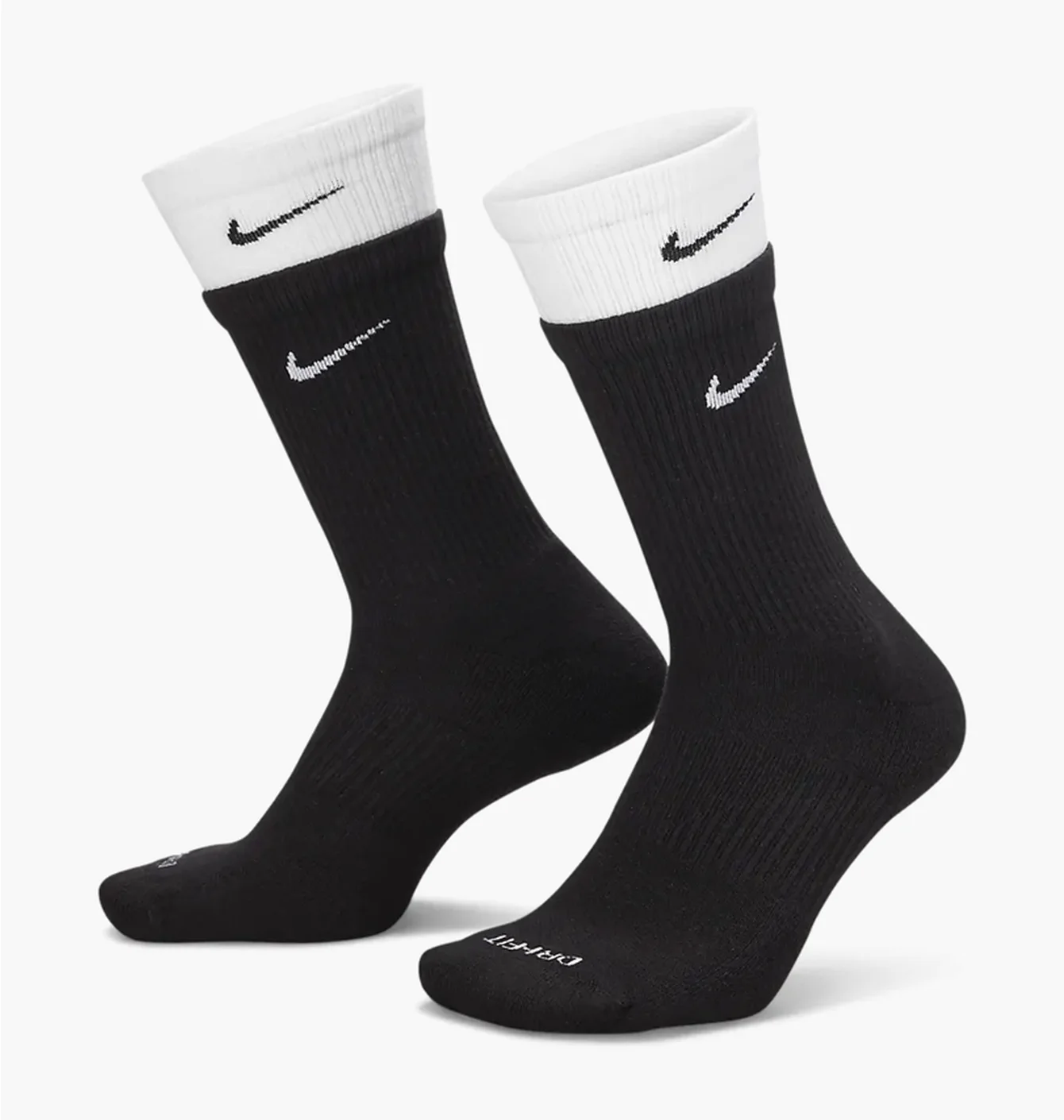 Шкарпетки унісекс Nike Ed Pls Csh Crw 144 Dbl Black (1 пара) Dd2795-011