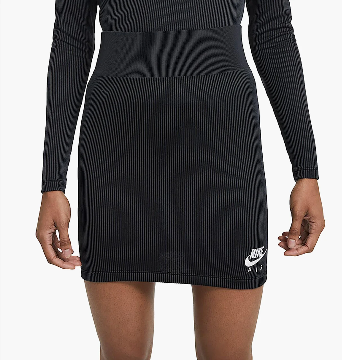 Спідниця жіноча Nike Air Skirt Ribbed Black CZ9343-010