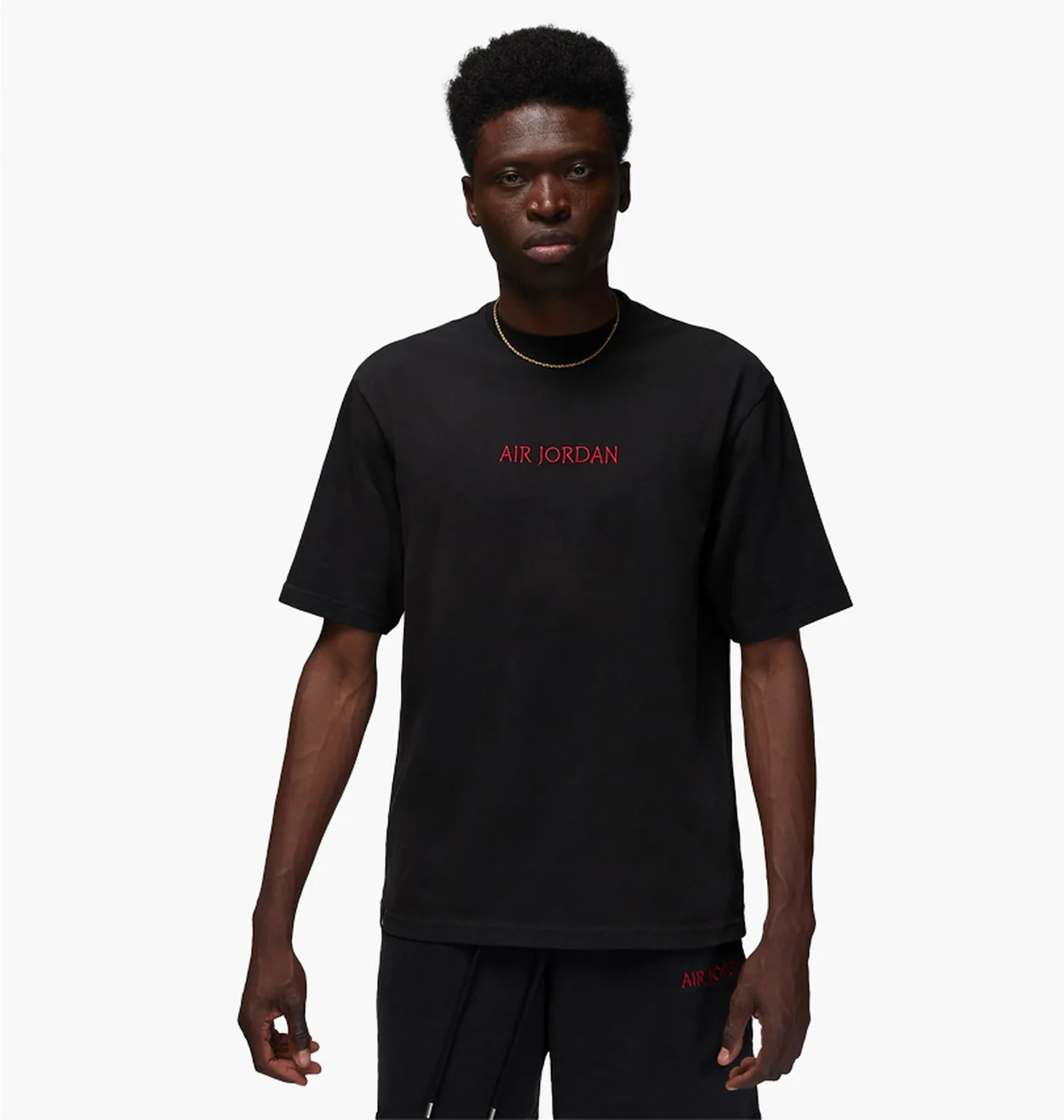 Футболка чоловіча Air Jordan Wordmark Mens T-Shirt. Black Dv6465-010