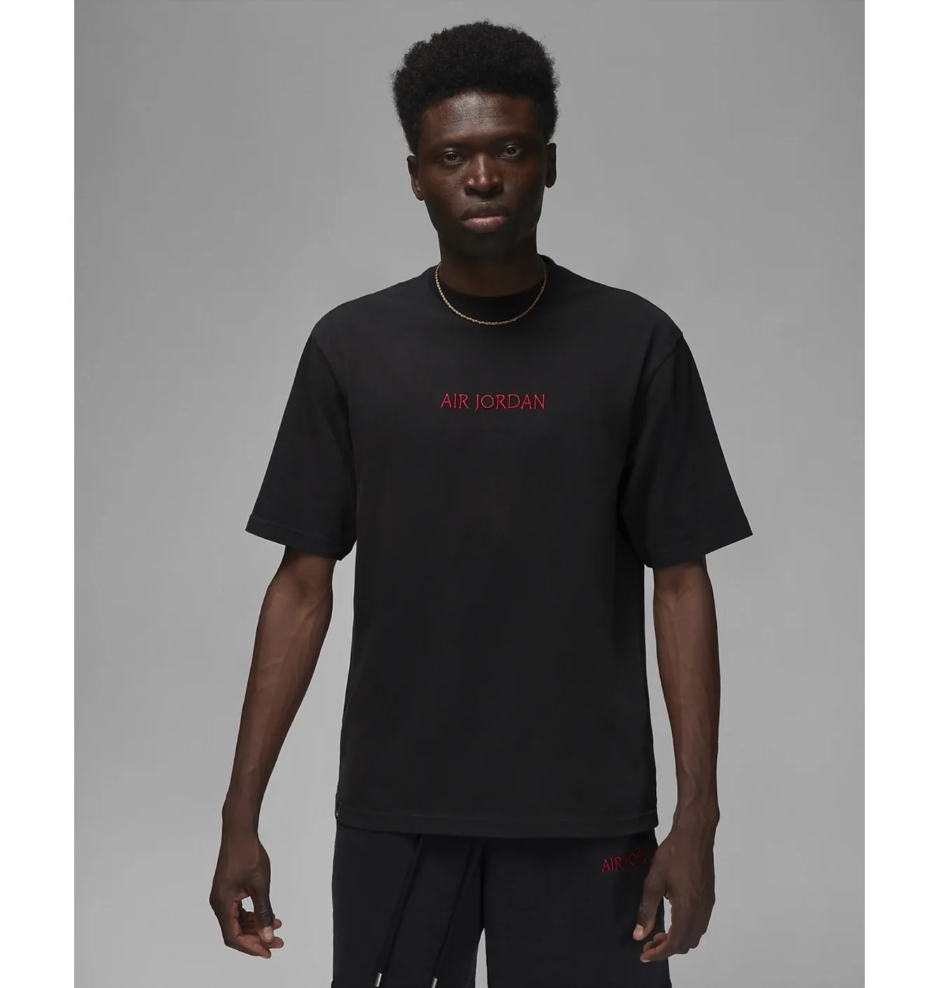Футболка чоловіча Air Jordan Wordmark Mens T-Shirt. Black Dv6465-010