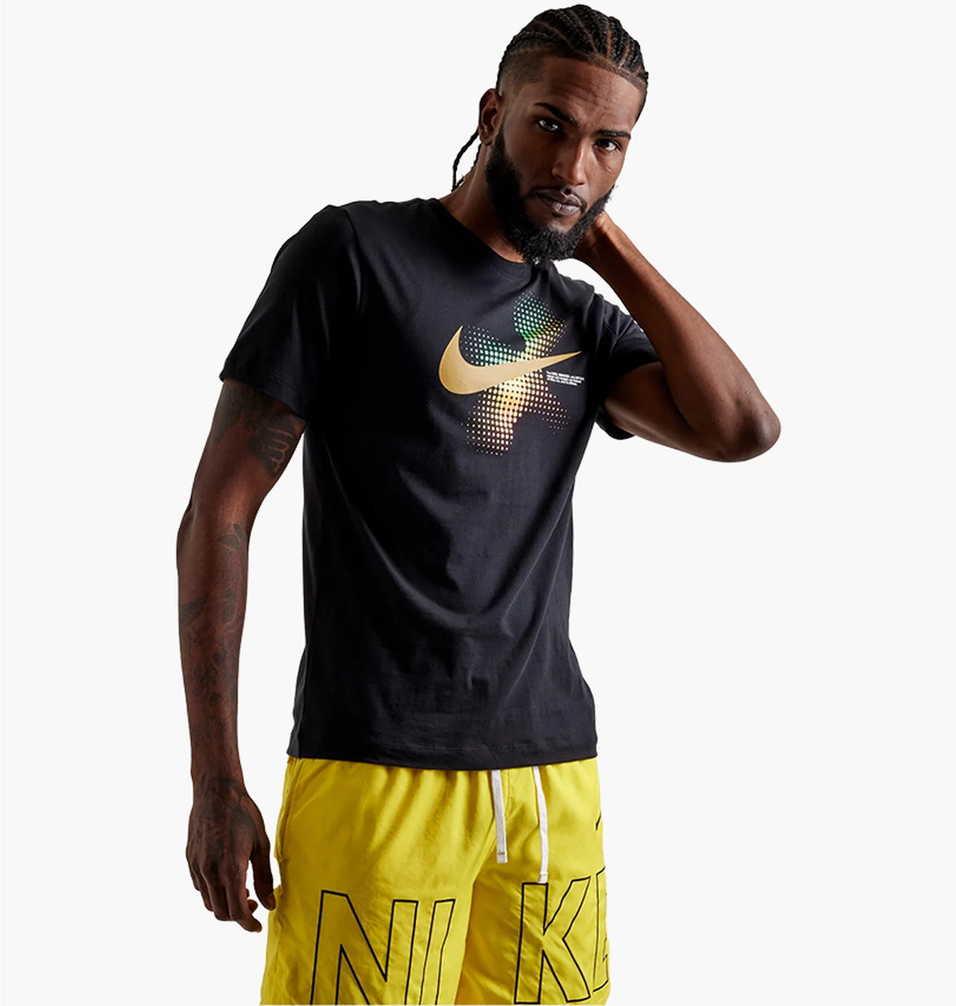Футболка чоловіча Nike Swoosh Tee Black FQ7998-010