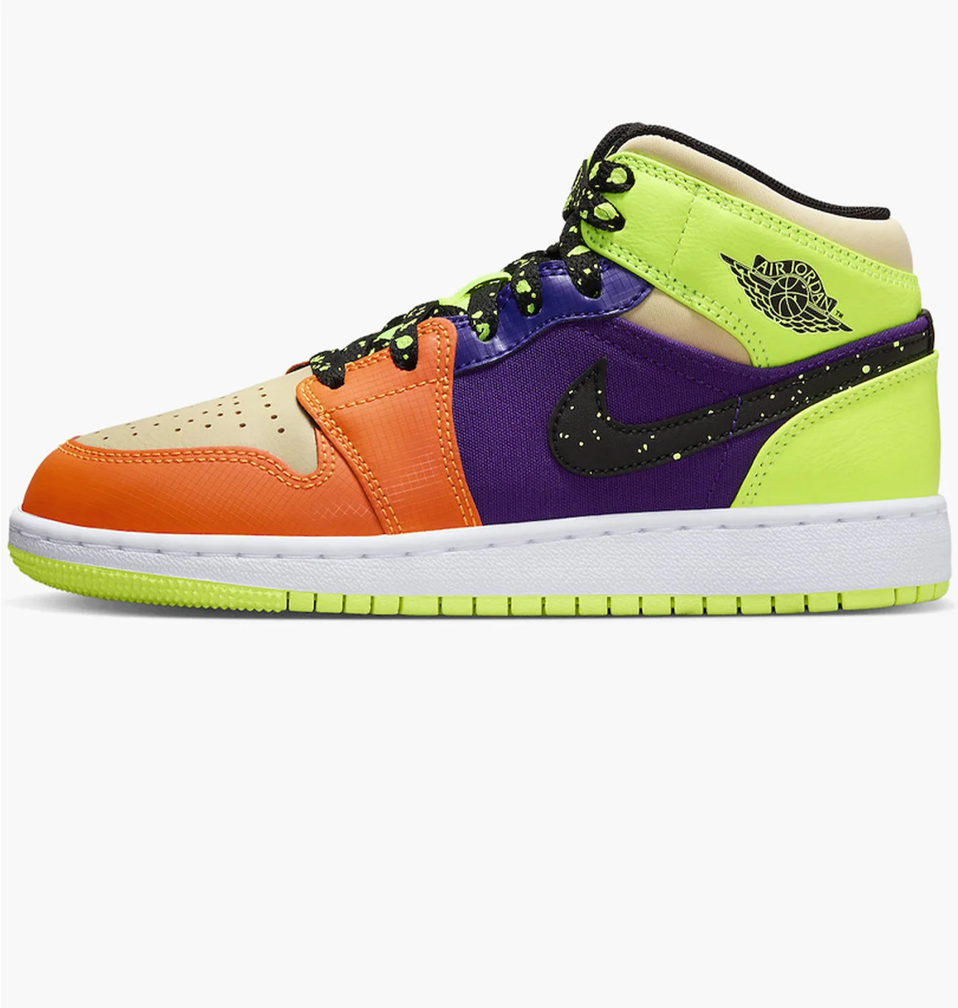 Кросівки дитячі Air Jordan 1 Mid Volt/Vivid Multi FD8795-700