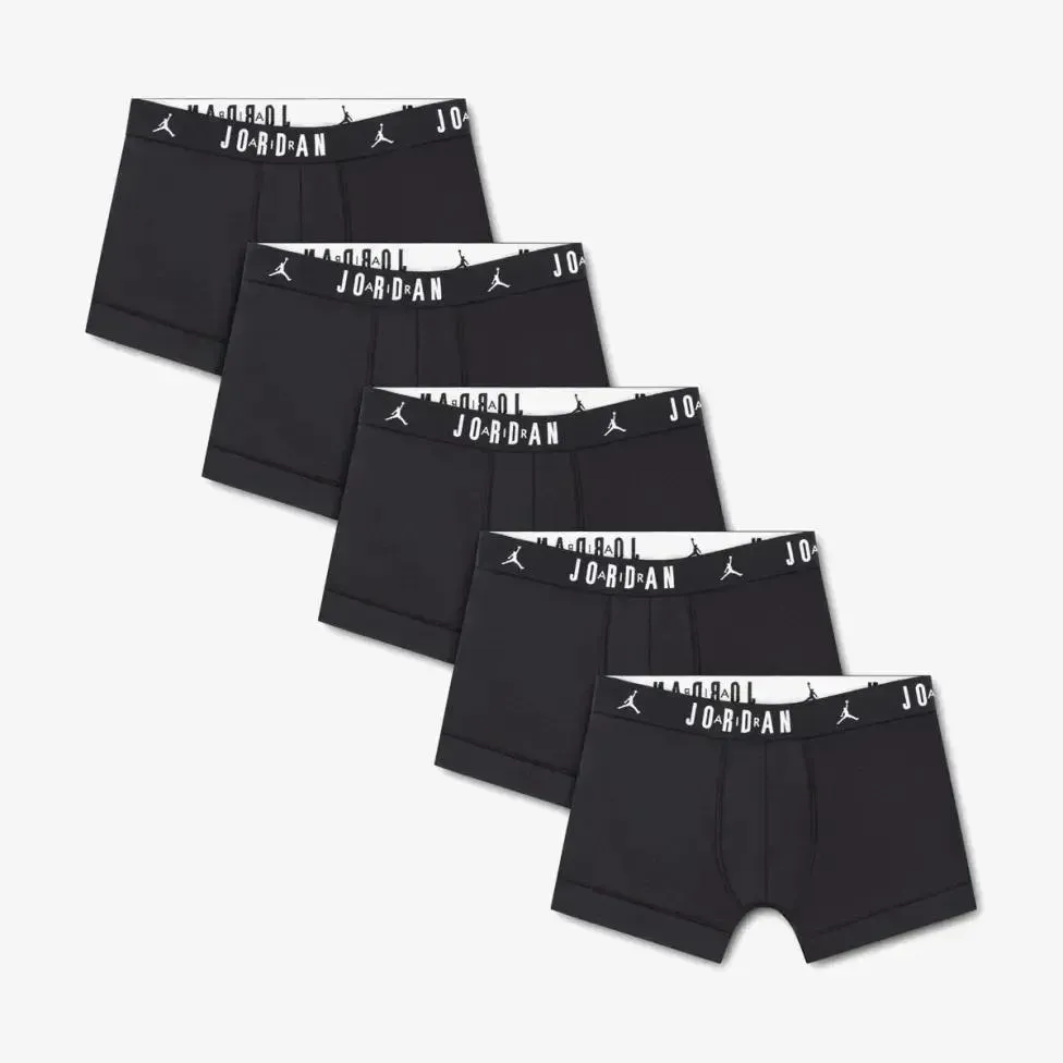 Труси-боксерки чоловічі Jordan Flight «Black» 5 Pack (JM0867-023)