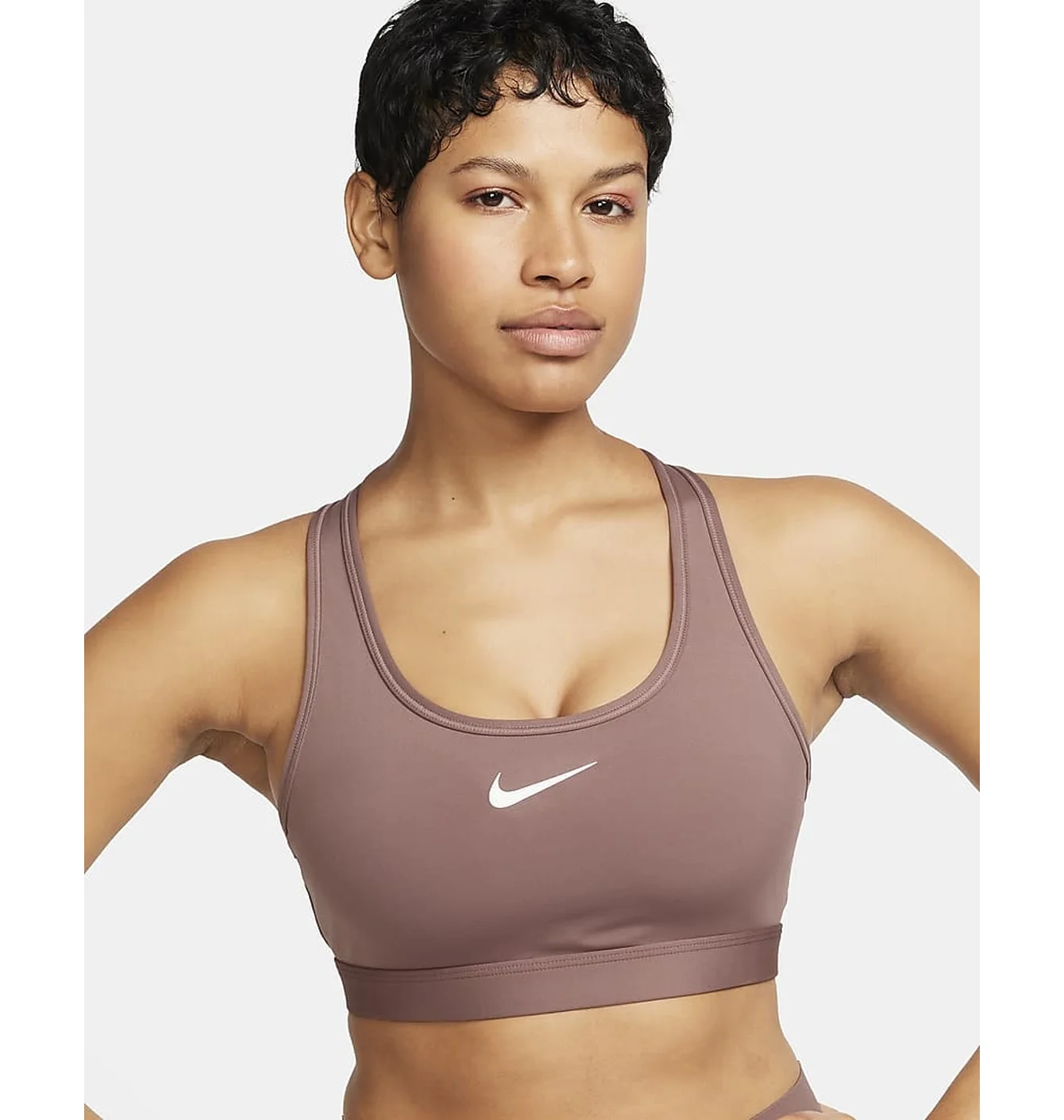 Топ жіночий Nike Swoosh Medium Support Violet DX6821-208
