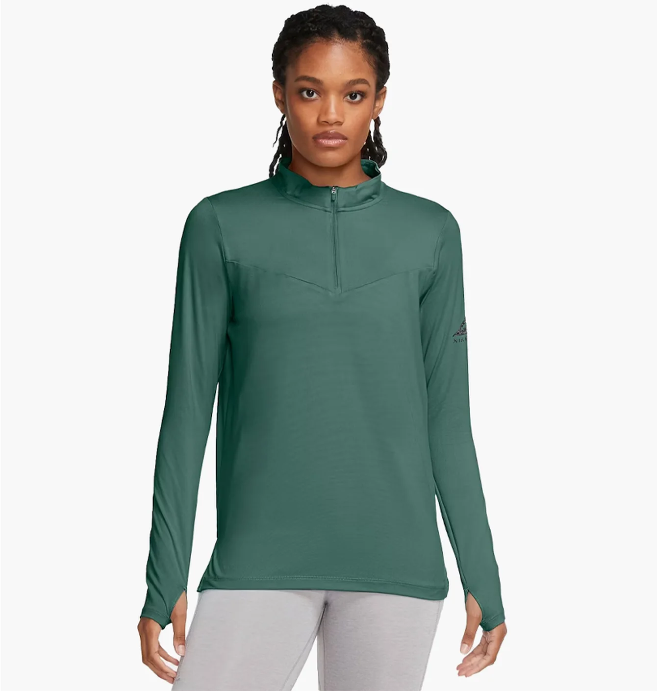 Кофта жіноча Nike Element Trail Running Green DC5217-361