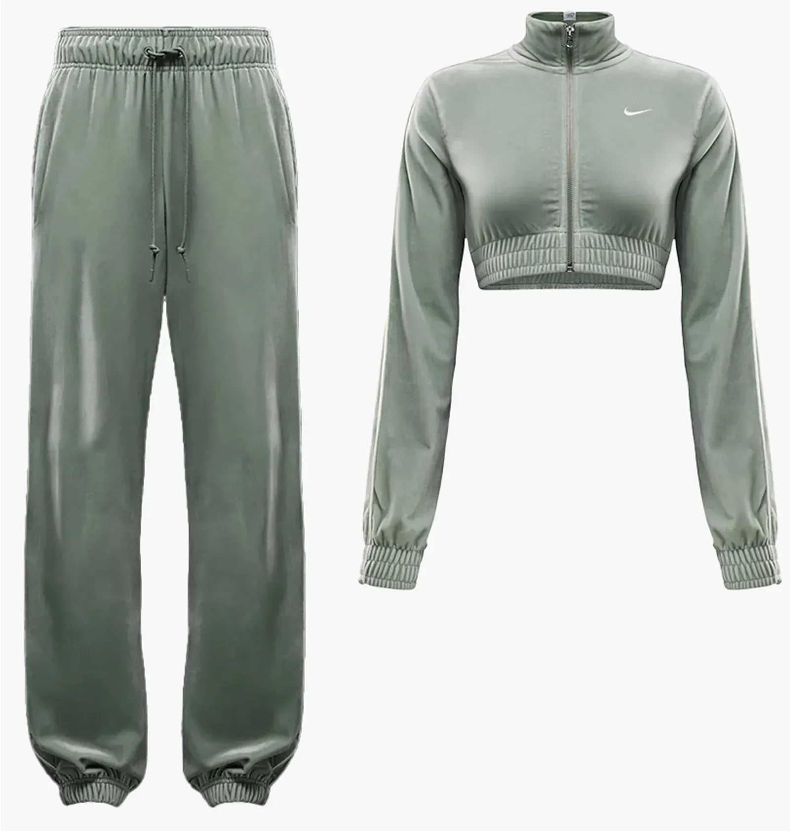 Спортивний костюм унісекс Nike Mflt Wash Flc Turquoise (FZ3679-370__FZ3682-370)