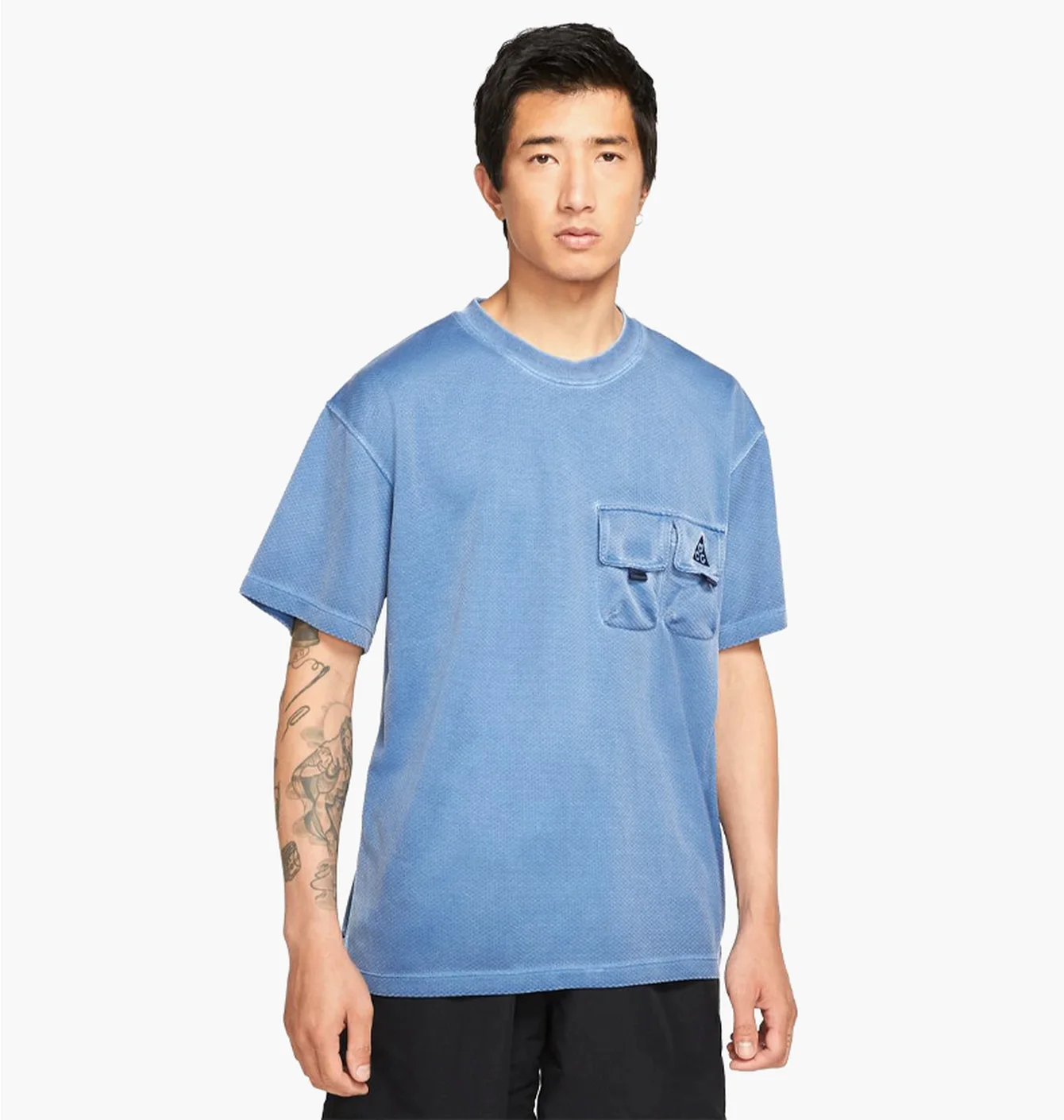 Футболка чоловіча Nike M Nrg Acg Watchman Peak Ss Void Blue Cz4002-492