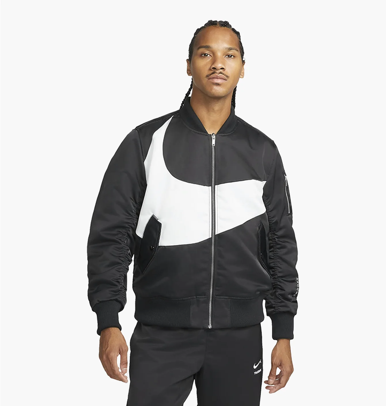 Вітровка чоловіча Nike Sportswear Swoosh Therma-Fit Black DD6055-010
