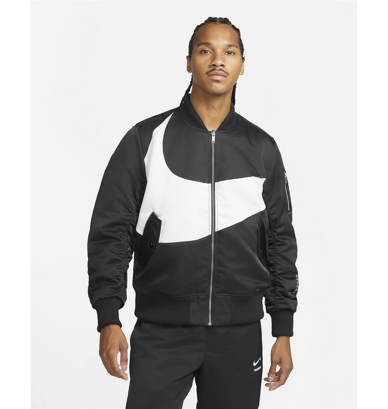 Вітровка чоловіча Nike Sportswear Swoosh Therma-Fit Black DD6055-010
