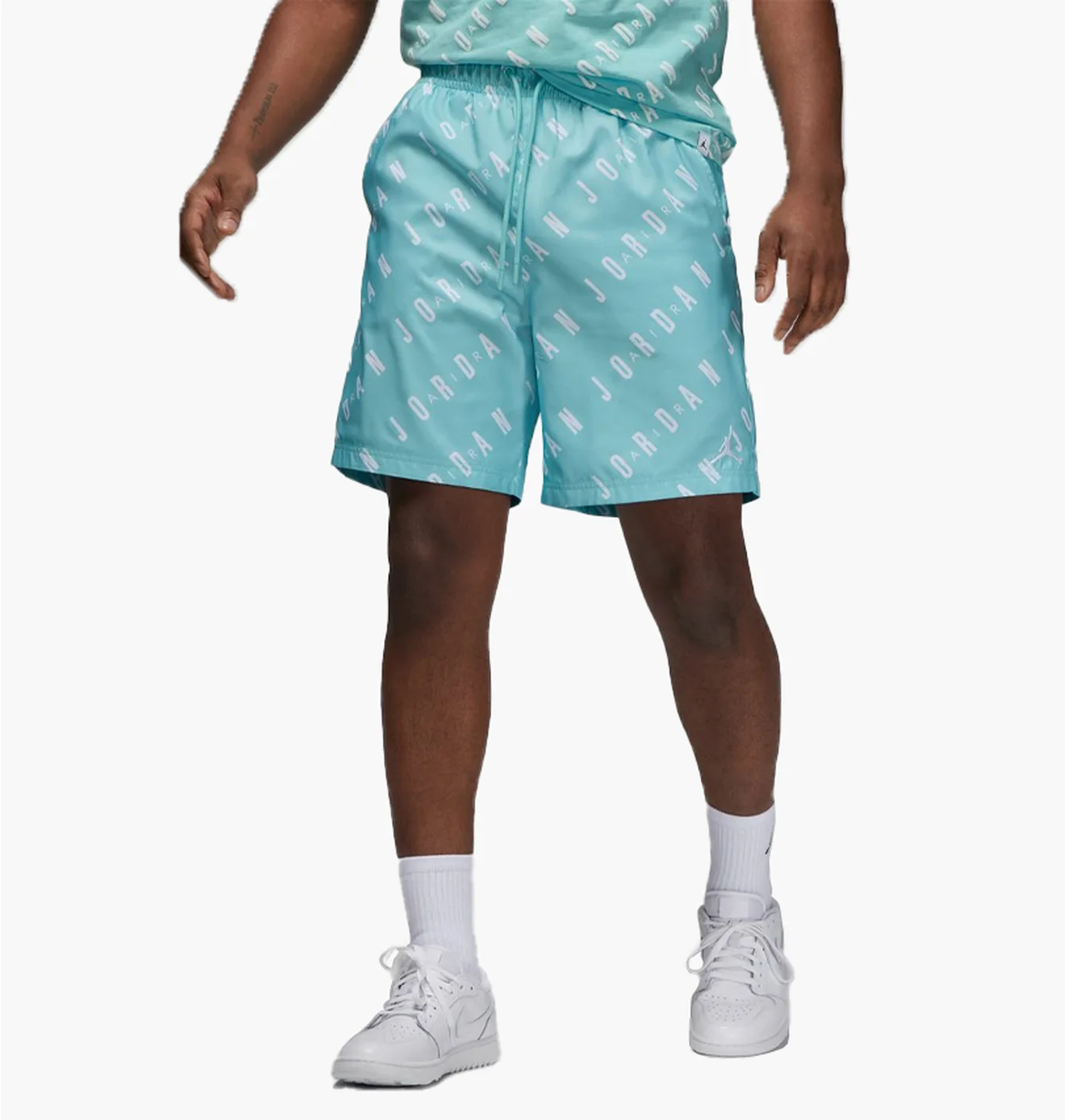 Шорти чоловічі Air Jordan Essentials Allover Print Poolside Turquoise DX9673-464