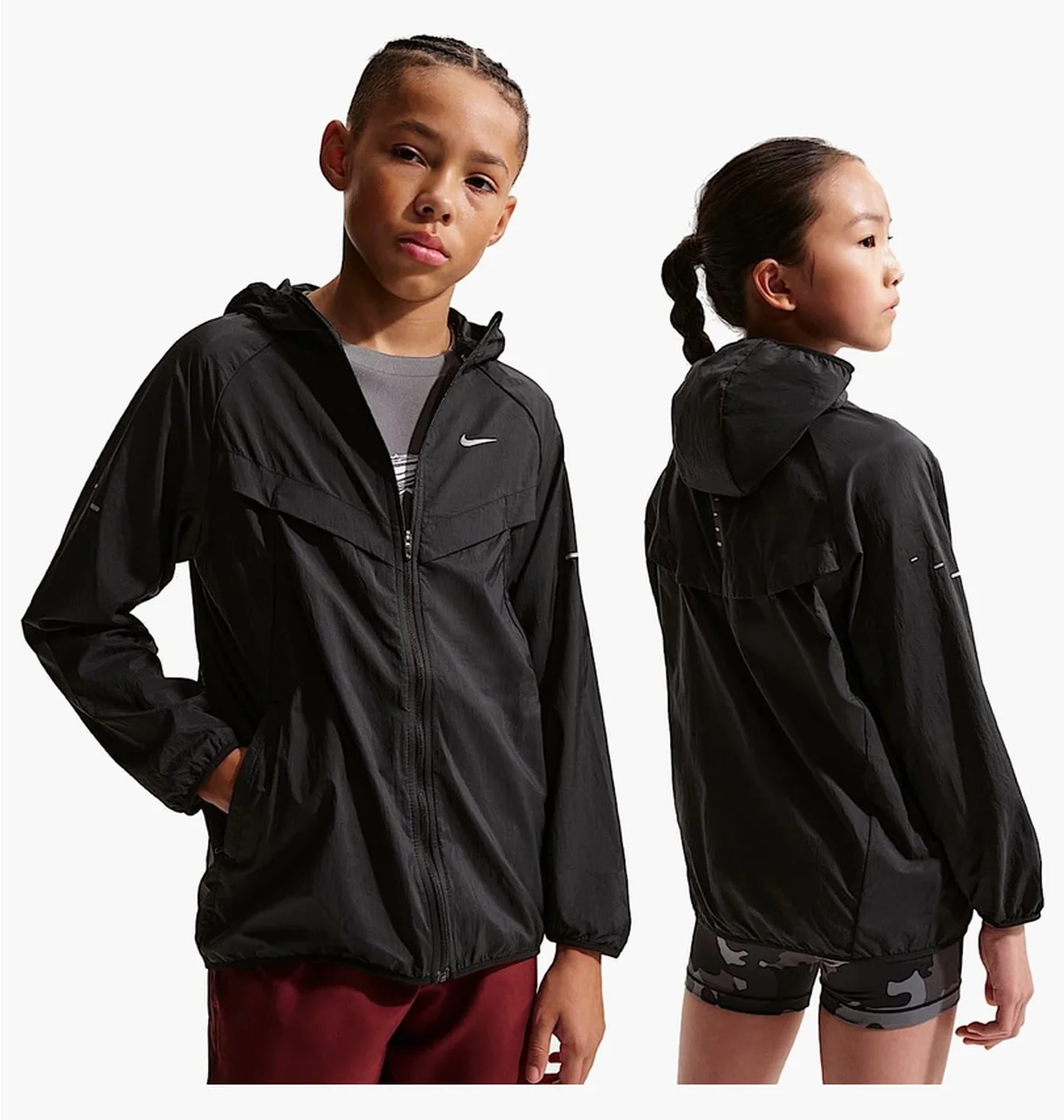 Куртка дитяча Nike Stride Kids Repel U V Training Jacket Black IO4566-010