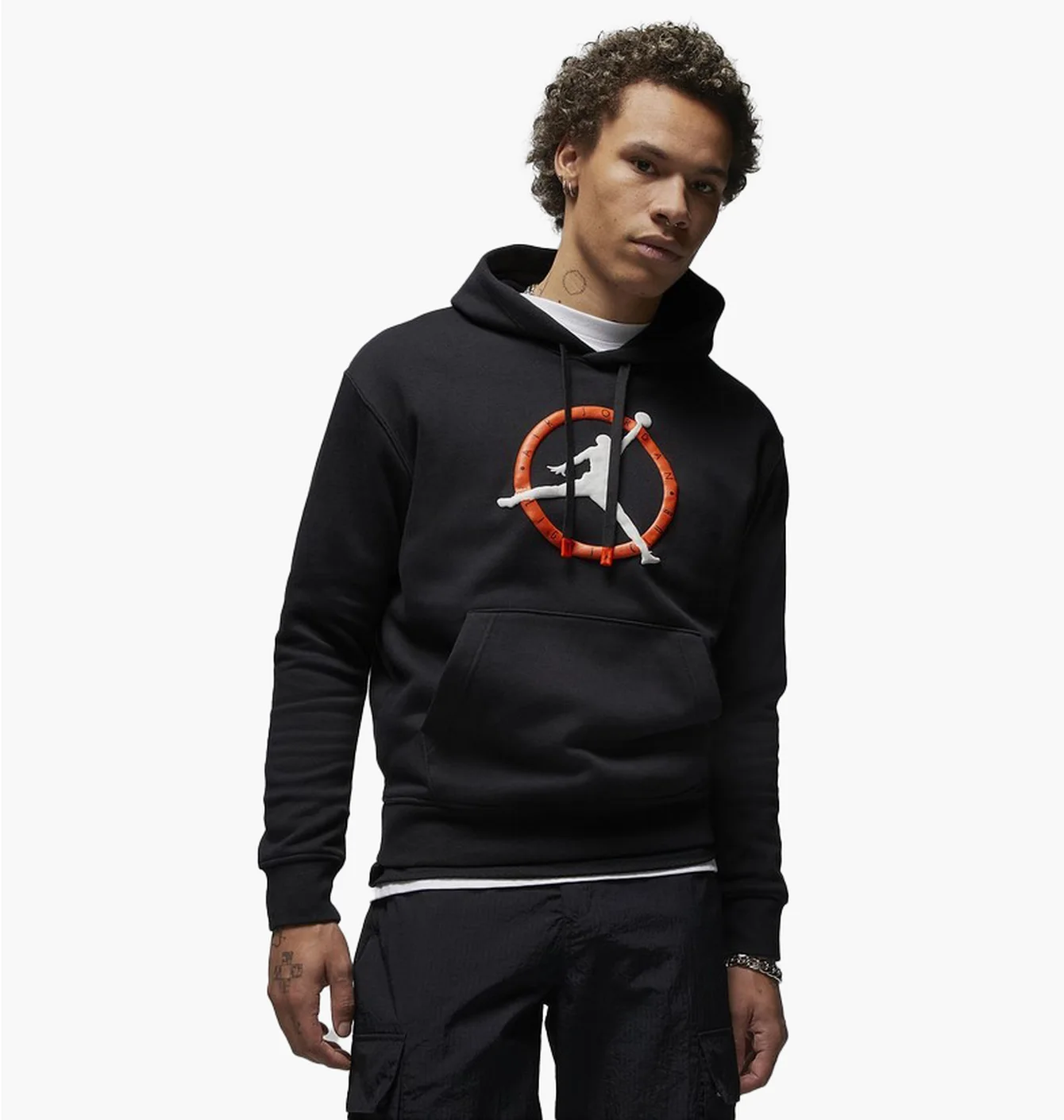 Худі чоловіче Air Jordan Air Flt Mvp Gfx Flc Po Black Fb7050-010