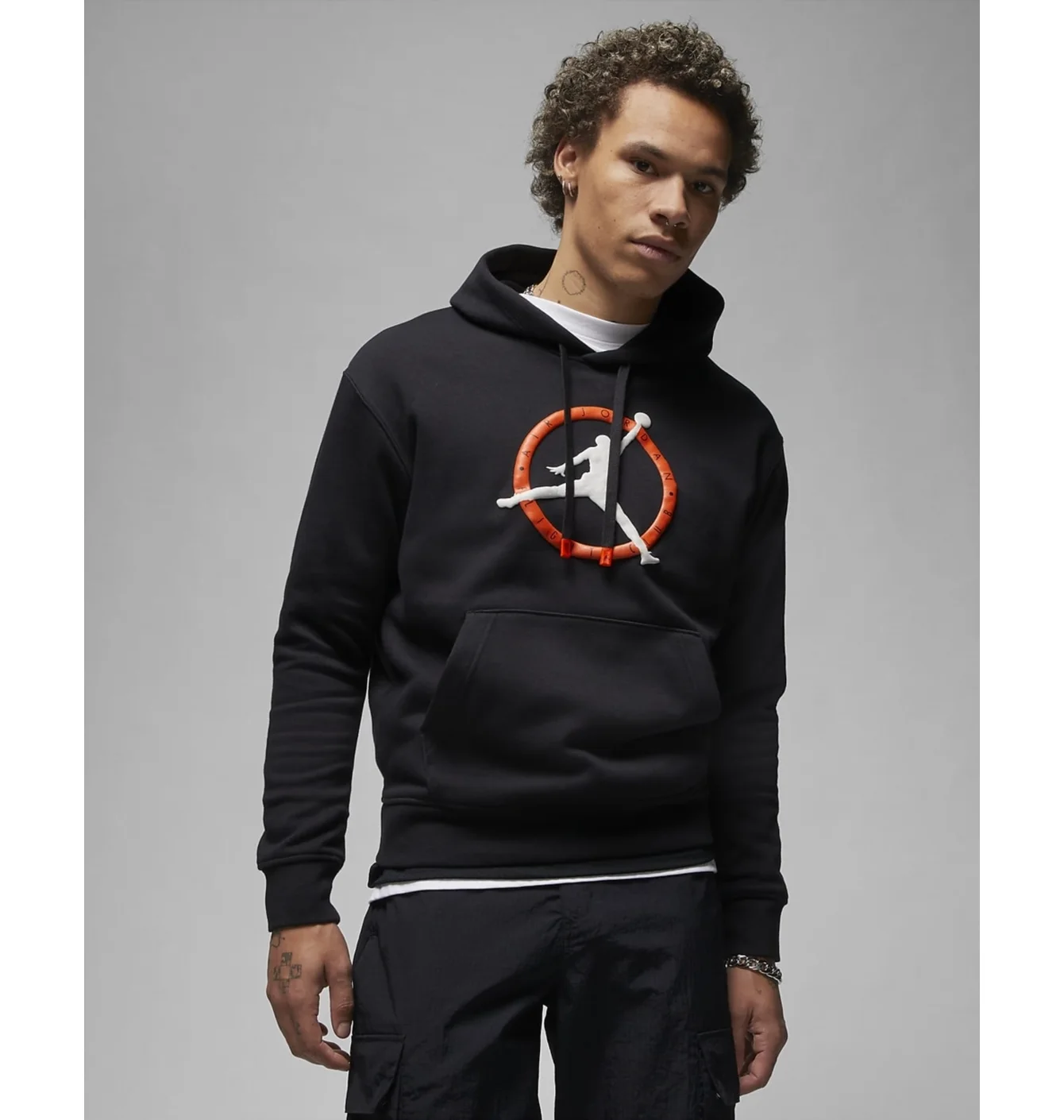 Худі чоловіче Air Jordan Air Flt Mvp Gfx Flc Po Black Fb7050-010