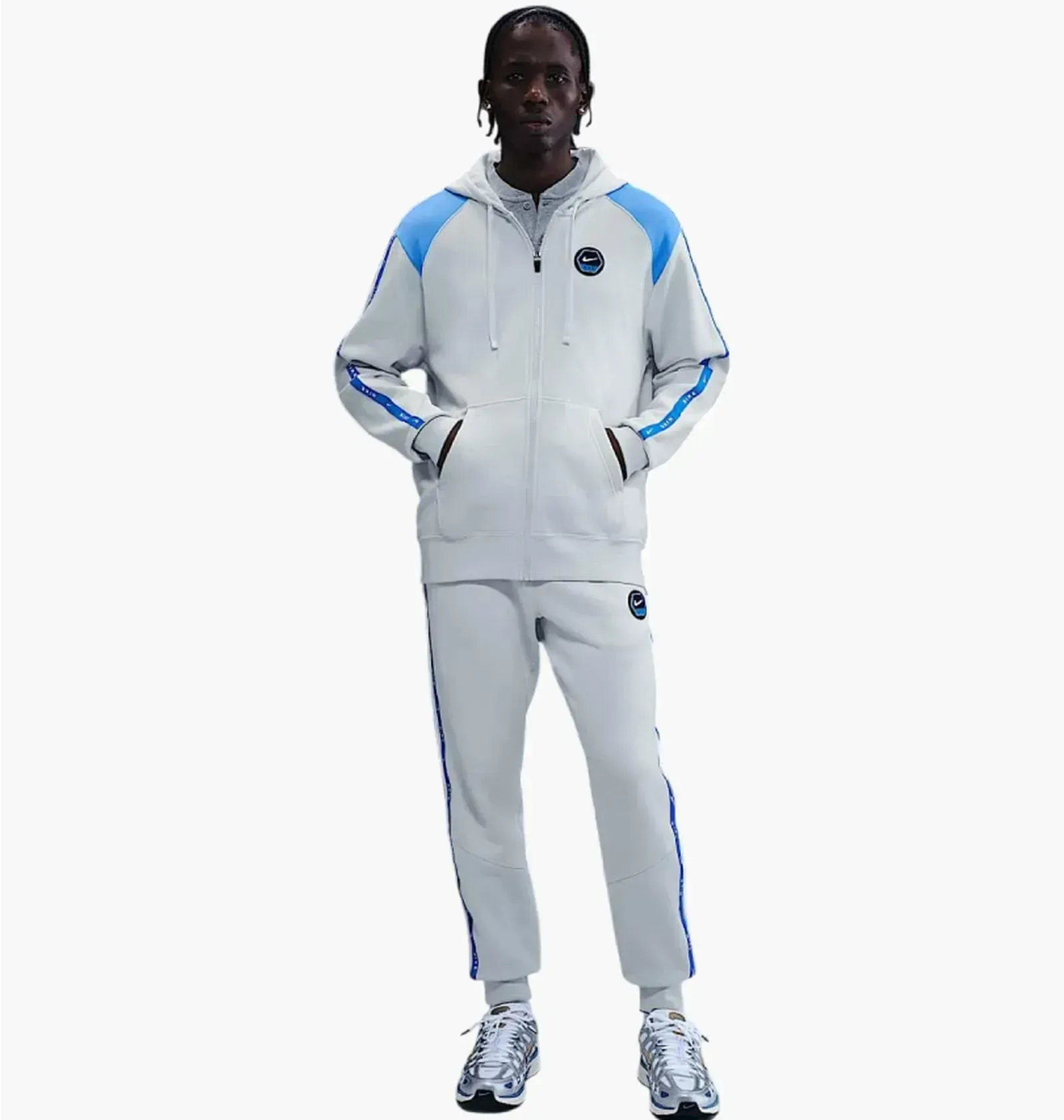 Спортивний костюм чоловічий Nike Nsw Cs Flc Bb White (IH4285-025__IH4287-025)
