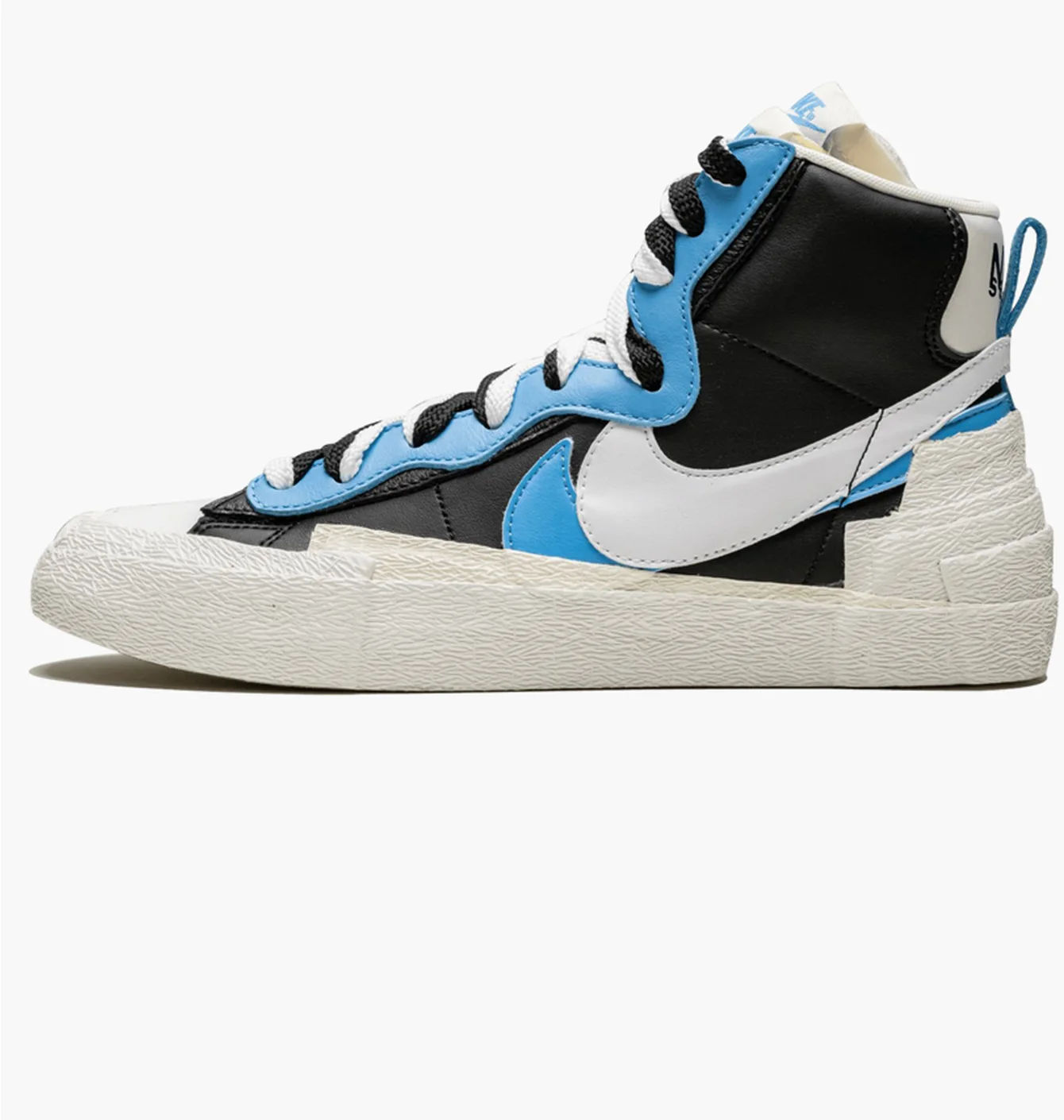 Кросівки чоловічі Nike Blazer Mid Black/Light Blue BV0072-001