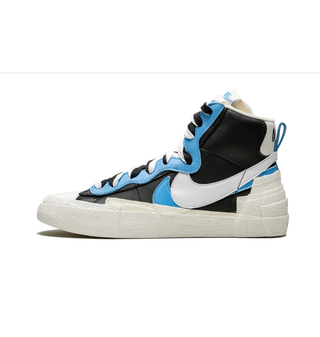 Кросівки чоловічі Nike Blazer Mid Black/Light Blue BV0072-001
