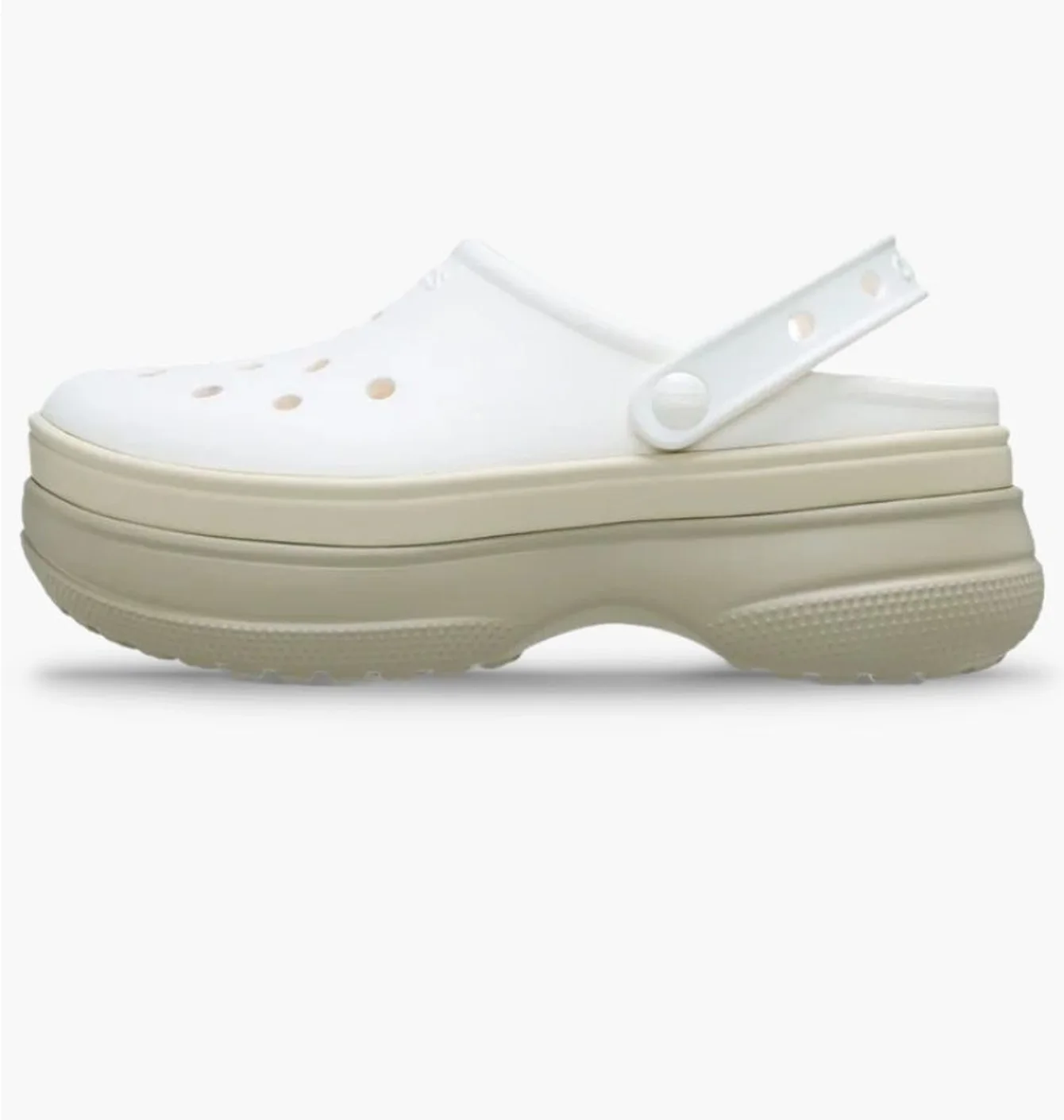 Тапочки унісекс Crocs Classic Stacked Clog White 211355-0WV