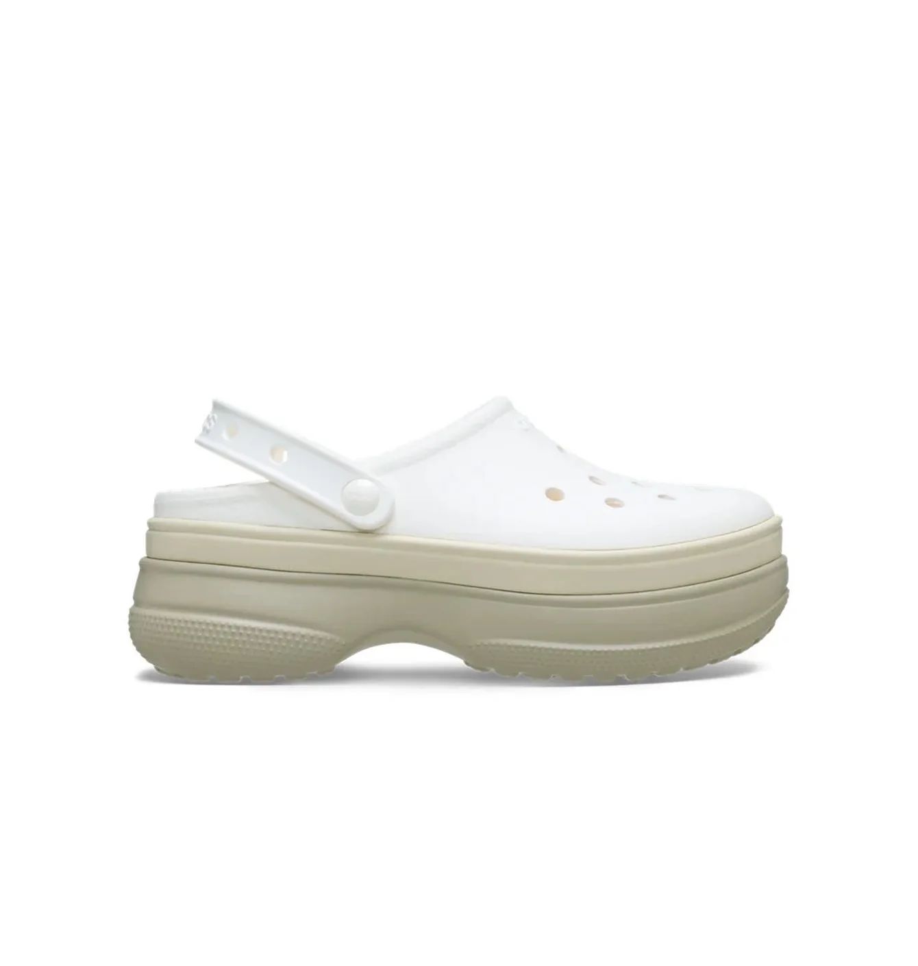 Тапочки унісекс Crocs Classic Stacked Clog White 211355-0WV