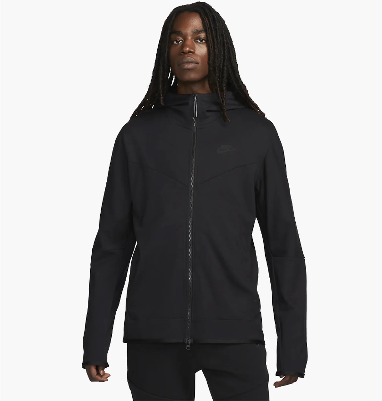 Толстовка чоловіча Nike Tech Fz Lghtwht Black DX0822-010