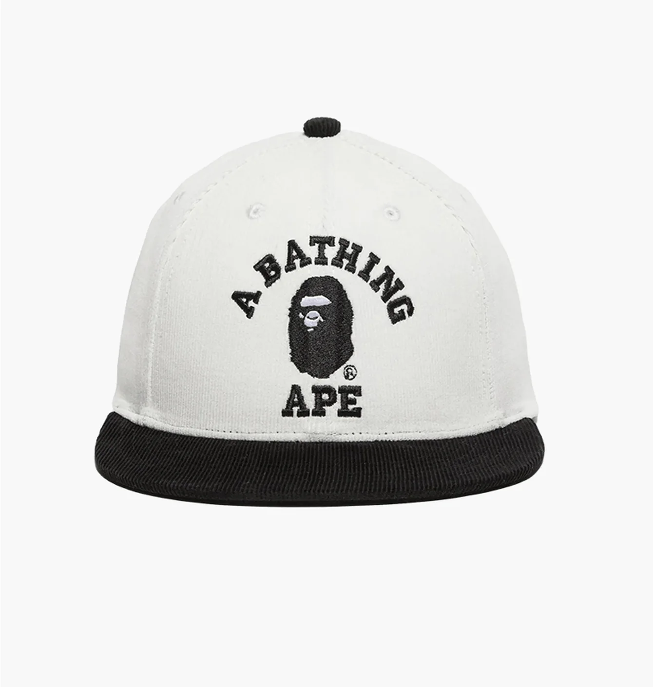 Кепка унісекс Bape Corduroy College White 001CPJ801008M
