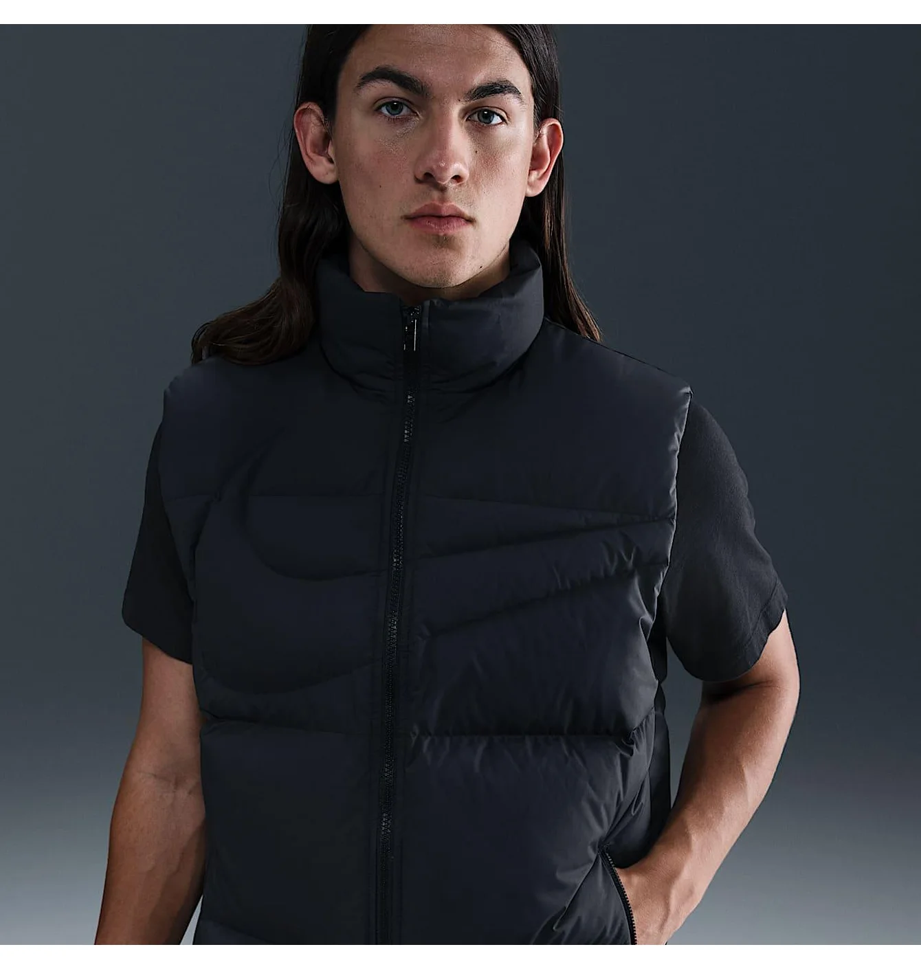 Жилетка чоловіча Nike Club Puffer Vest Black IH2368-010