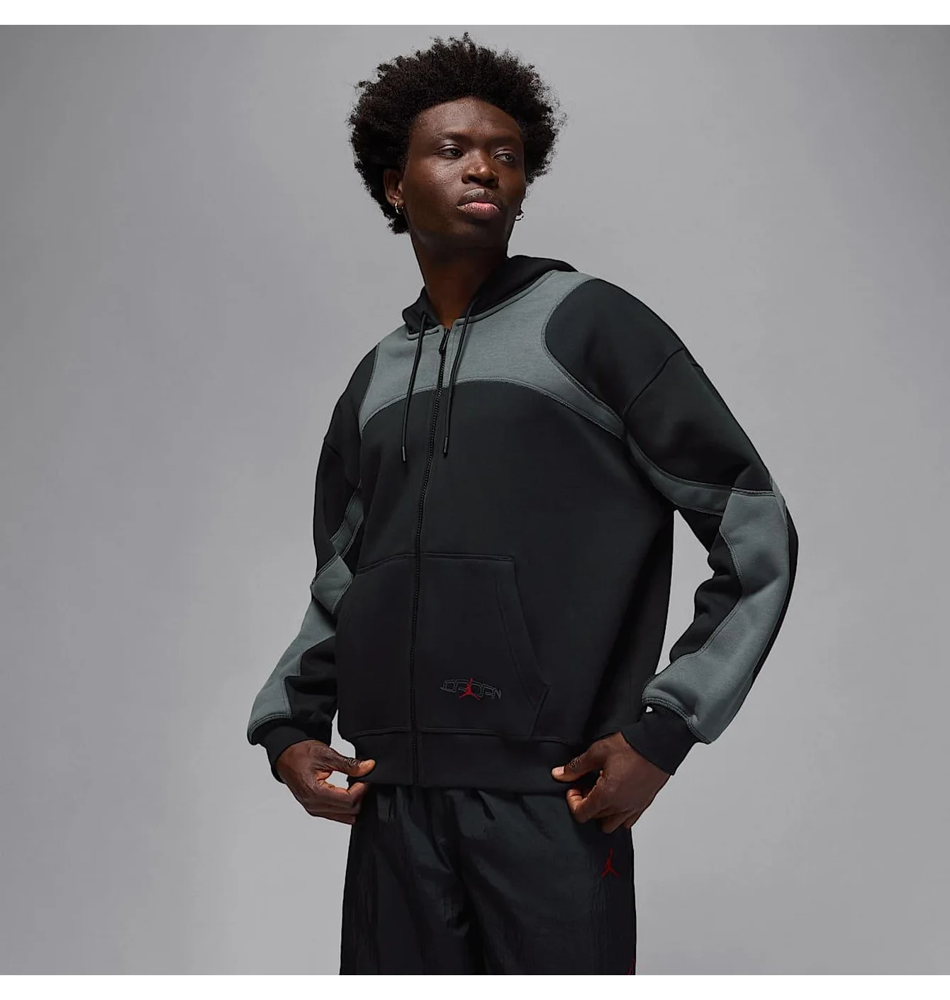 Толстовка чоловіча Air Jordan Fleece Black IH7559-010