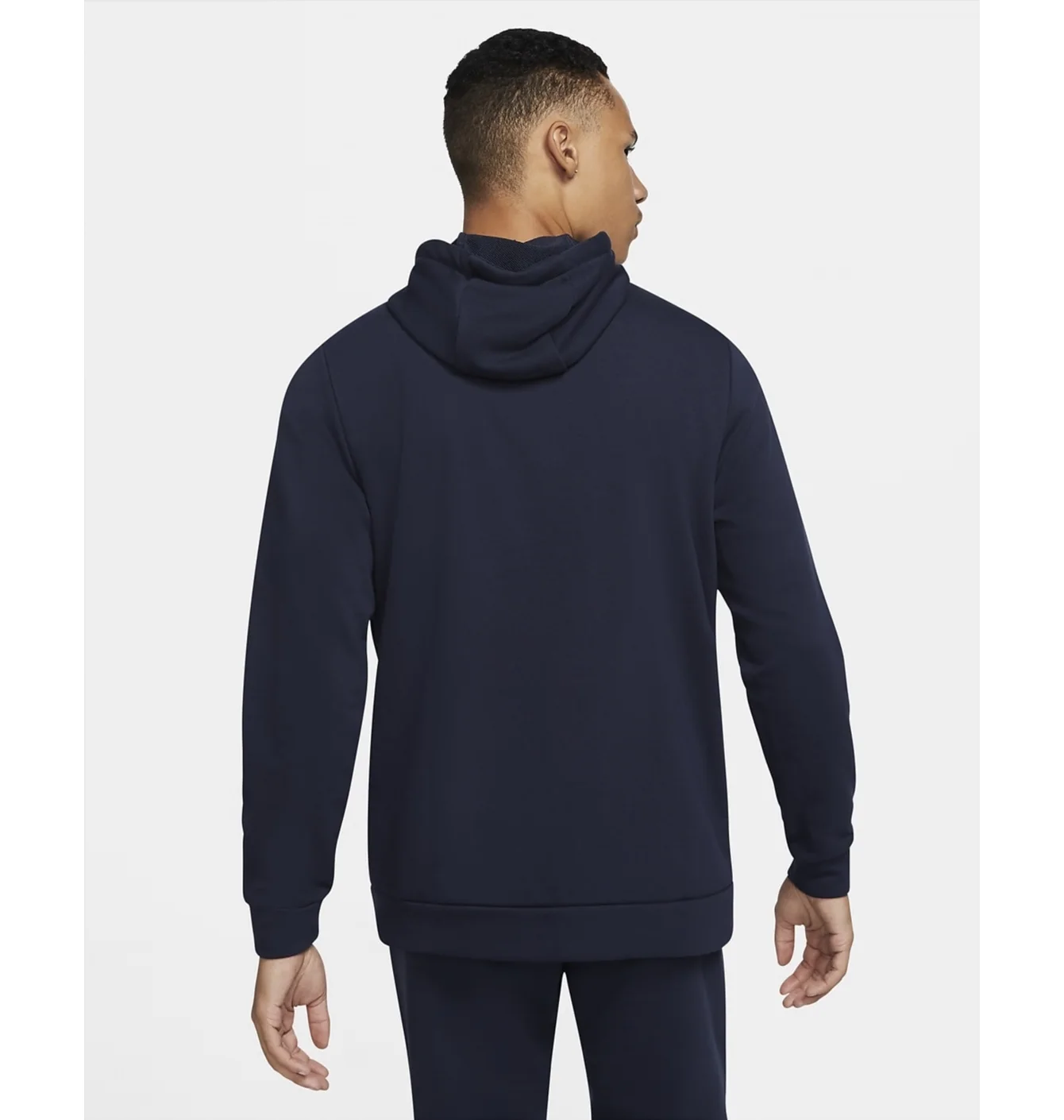 Толстовка чоловіча Nike Dry Men's Dri-FIT Hooded Fitness Full-Zip Blue CZ6376-451