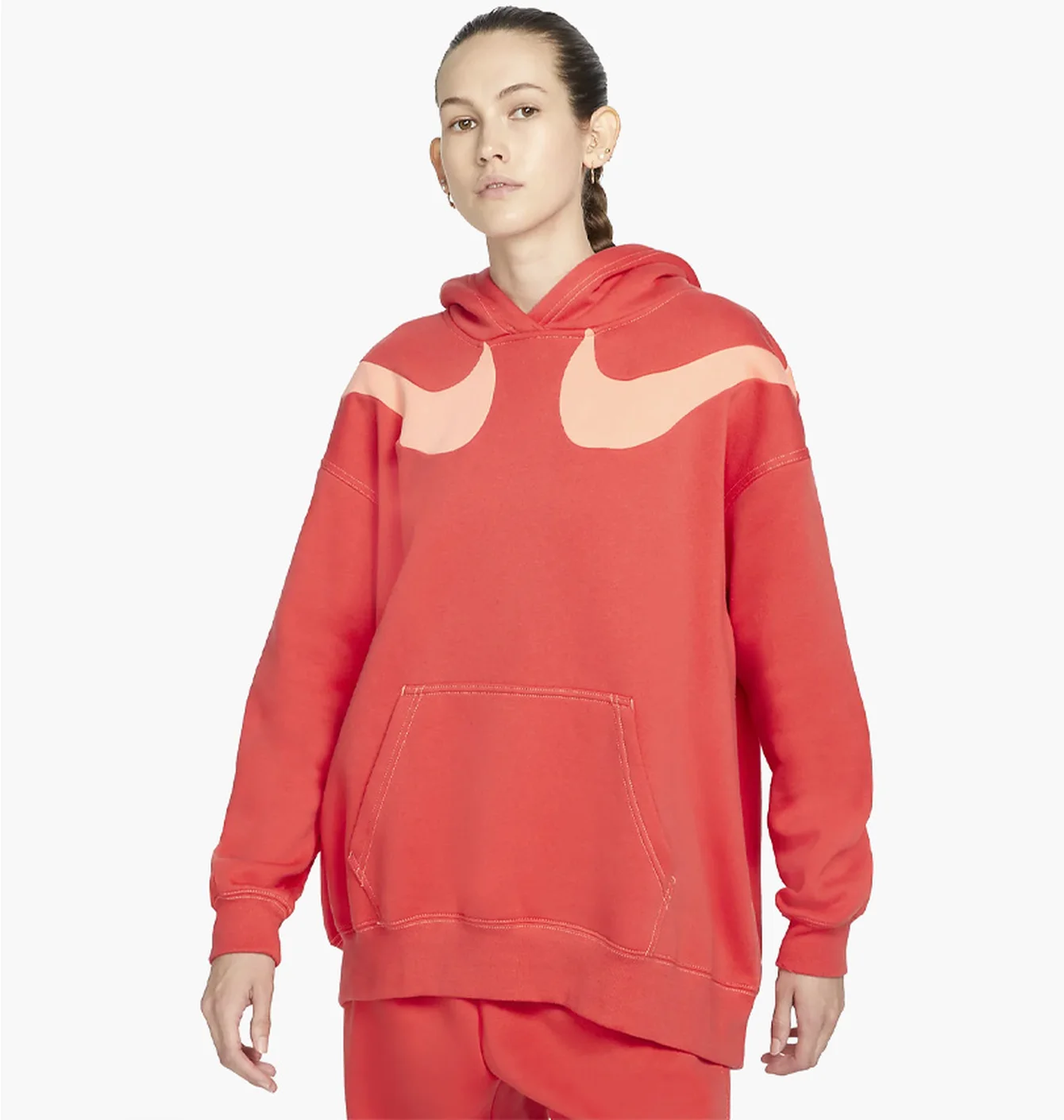 Худі жіноче Nike W Nsw Swsh Flc Gx Hoodie Dd5580-605