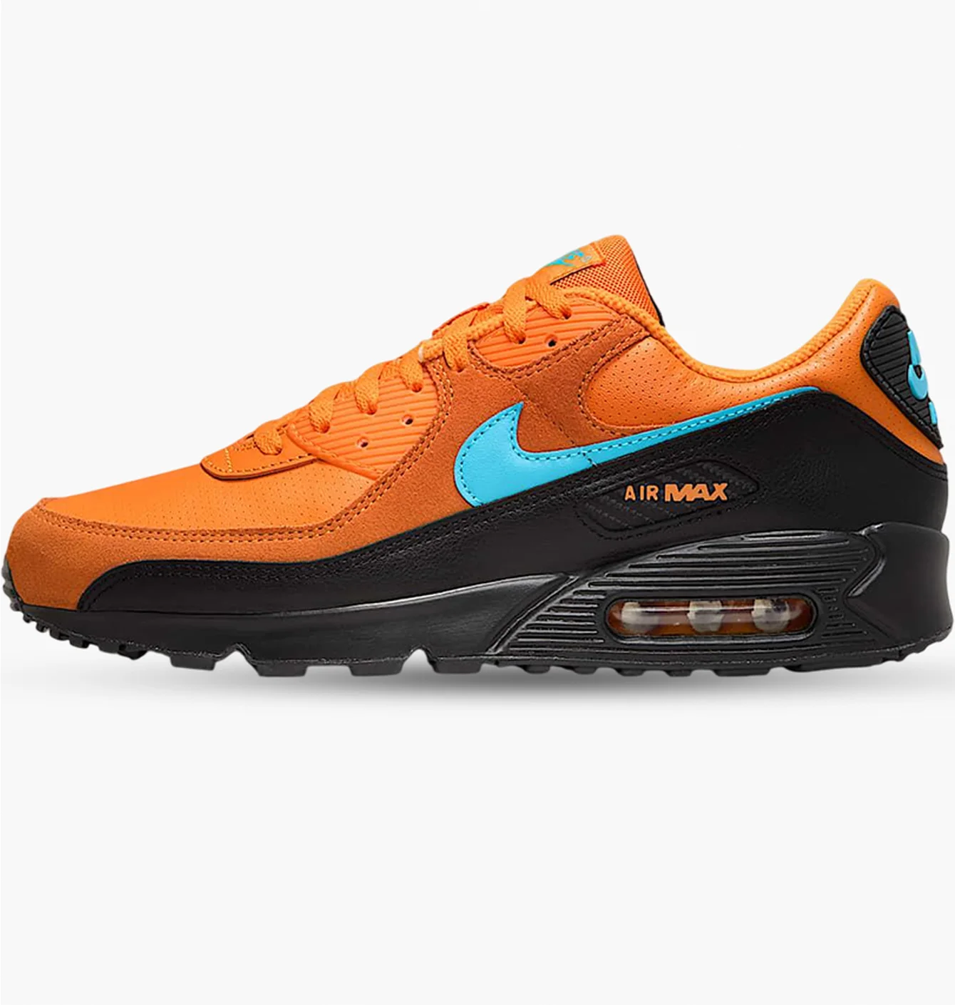 Кросівки чоловічі Nike Air Max 90 Orange/Black IF0670-800