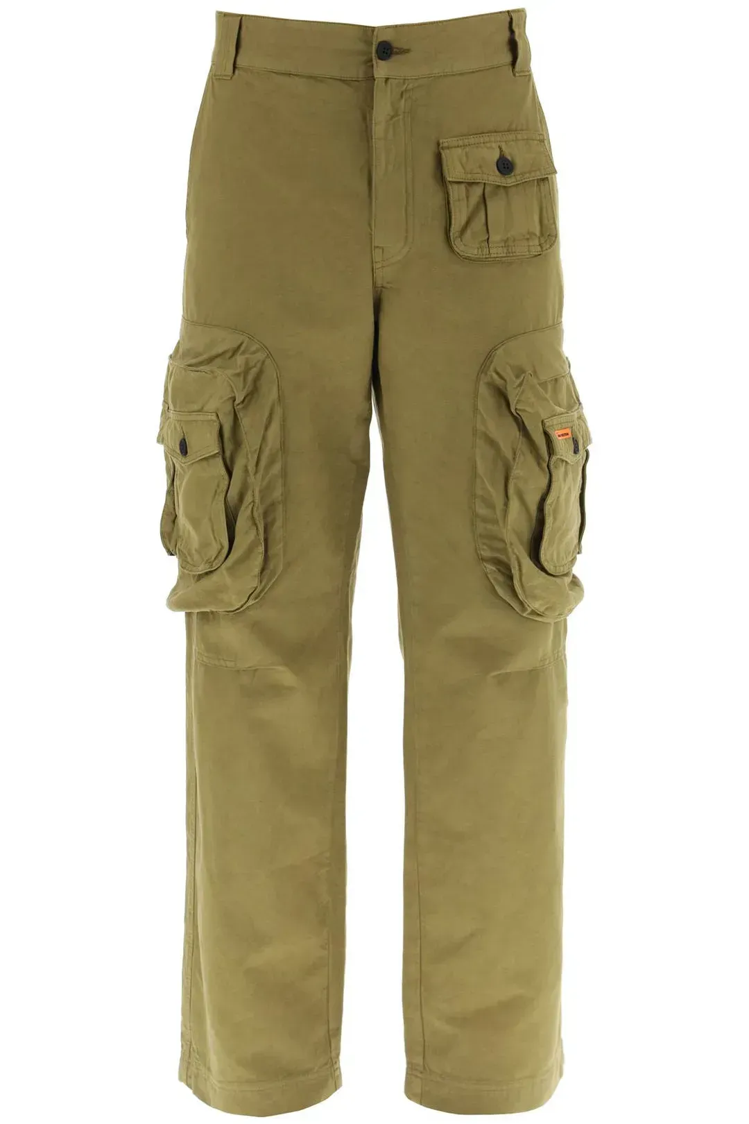 Брюки чоловічі Heron Preston Cotton And Linen Cargo Pants (HMCF011F22FAB002)