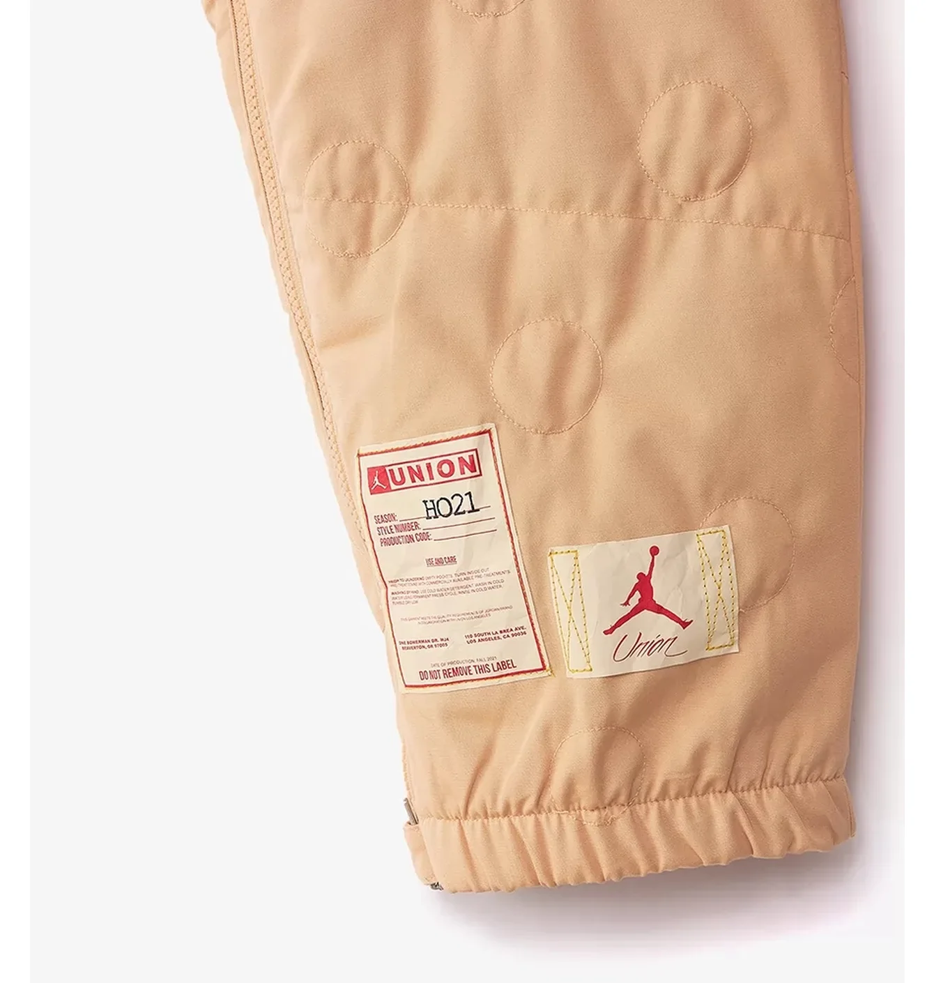 Штани чоловічі Air Jordan Union Beige Dj9520-268