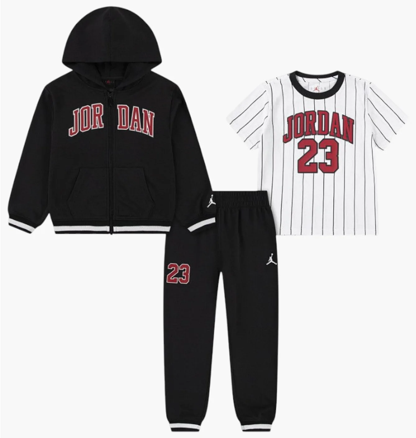 Спортивний костюм дитячий Air Jordan Tracksuit Black/White 85F275-023