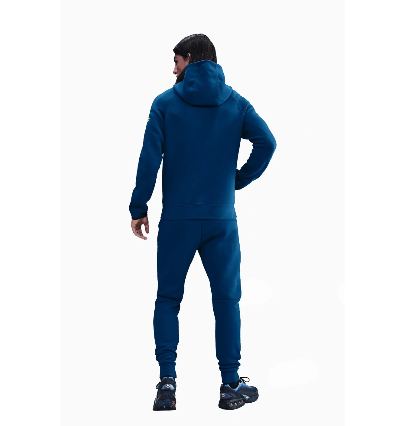 Толстовка чоловіча Nike Tech Fleece Barcelona Blue FZ1274-432