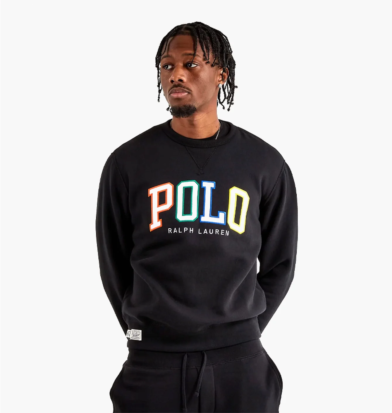 Світшот чоловічий Ralph Lauren Polo Rl Fleece Logo Sweatshirt Black 710890191001