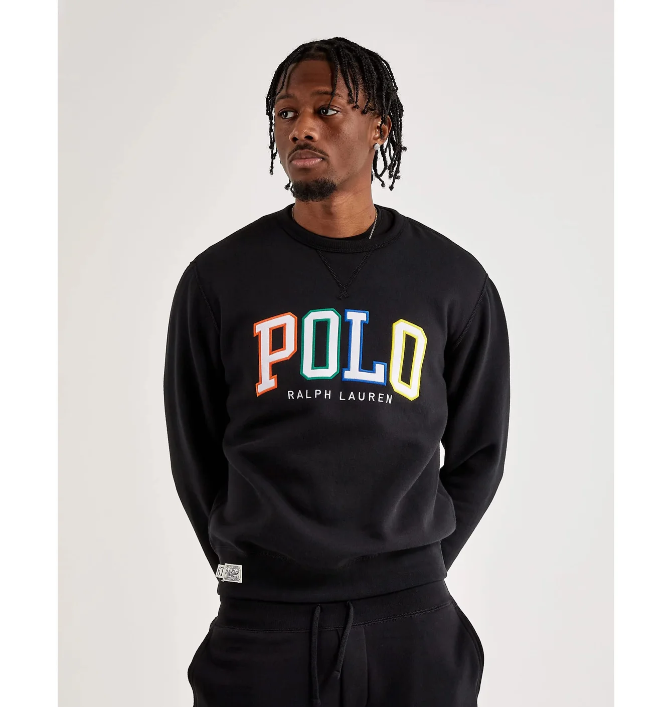 Світшот чоловічий Ralph Lauren Polo Rl Fleece Logo Sweatshirt Black 710890191001