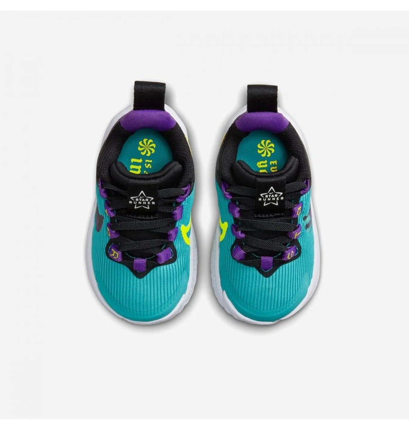Кросівки дитячі Nike Star Runner 4 Nn Se Turquoise/Black FJ1807-300